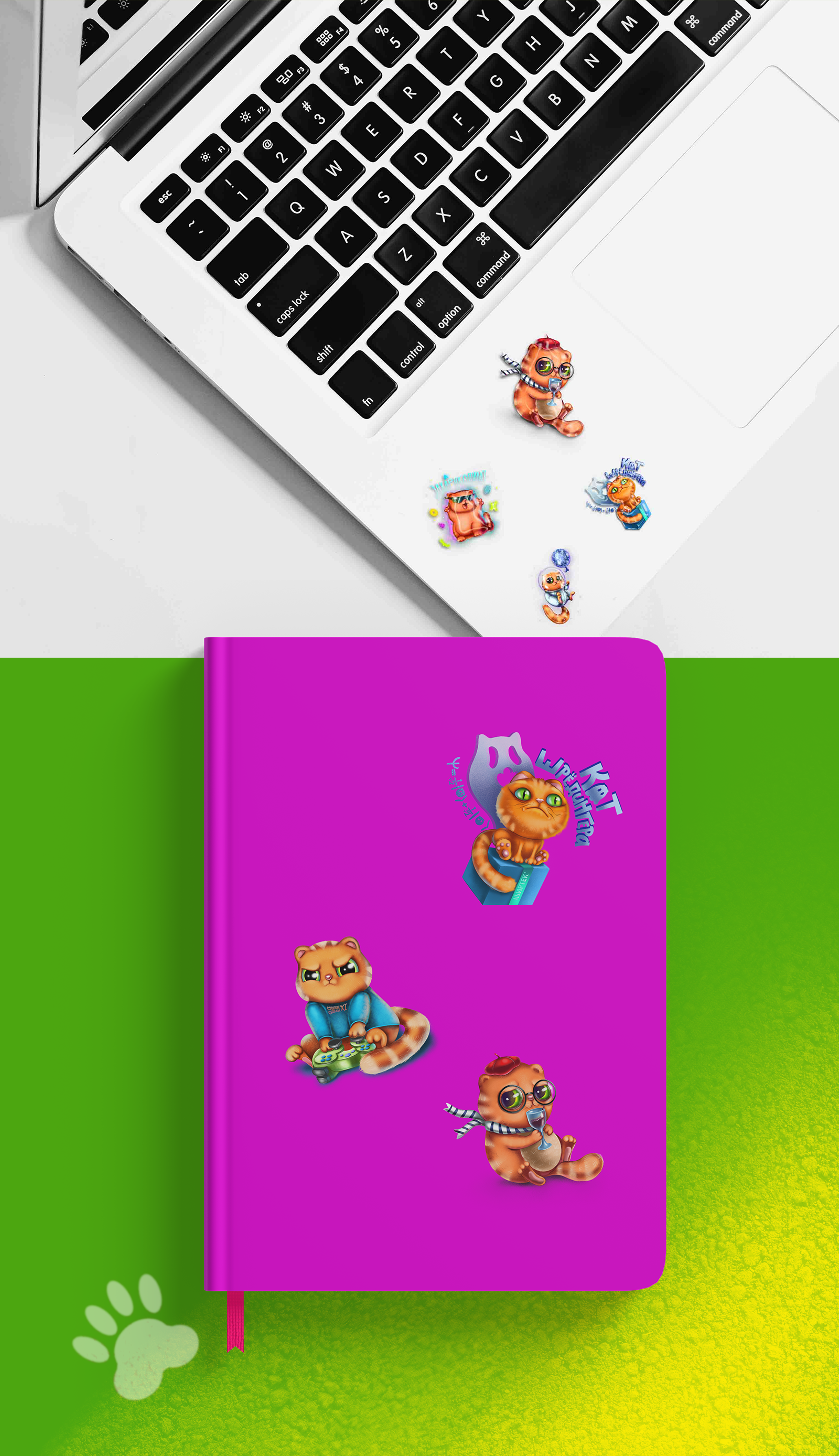 Стикерпак "Котики" — Изображение №4 — Иллюстрация, Графика на Dprofile