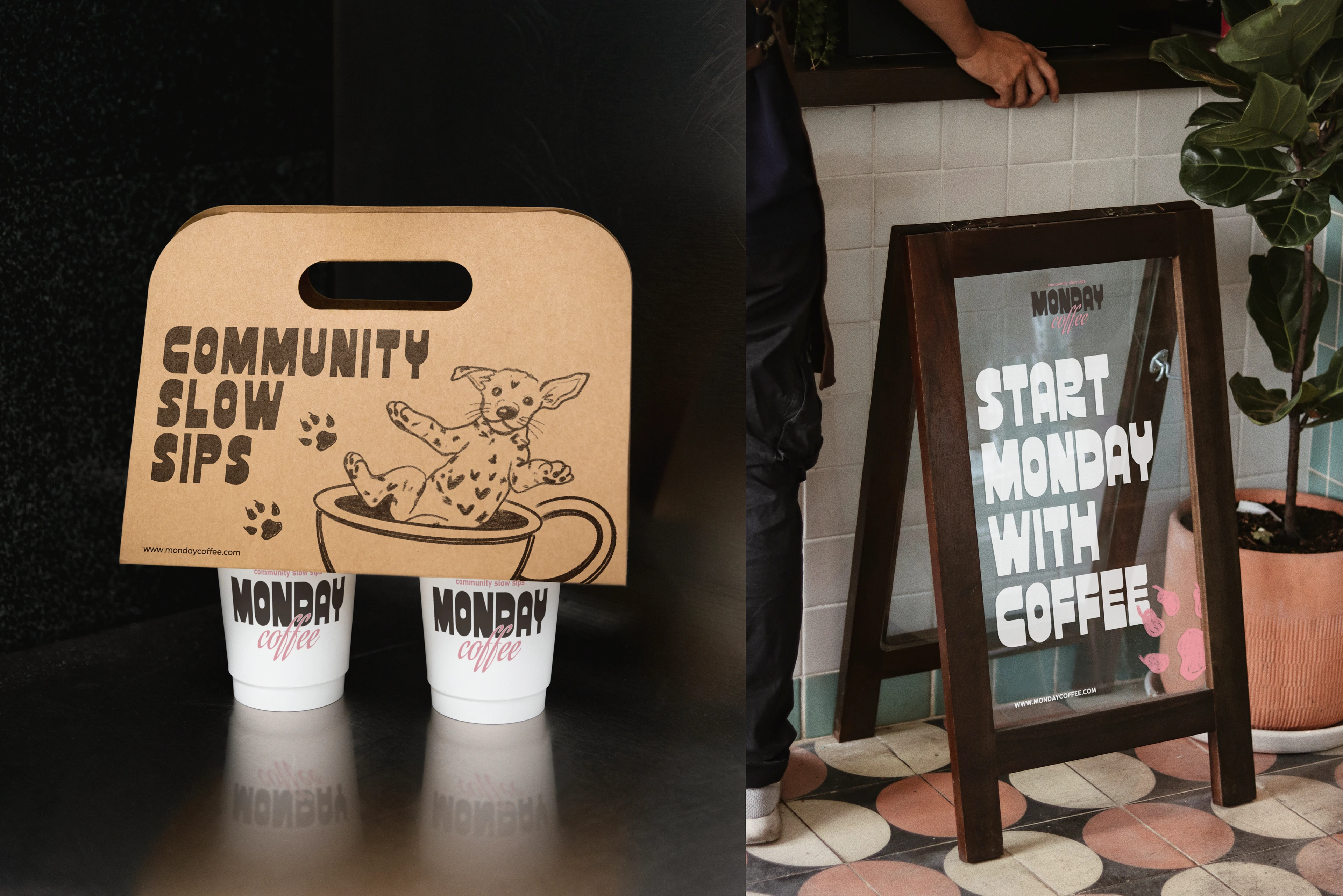 Monday coffee | Brand Identity & Logo Design — Изображение №7 — Брендинг на Dprofile