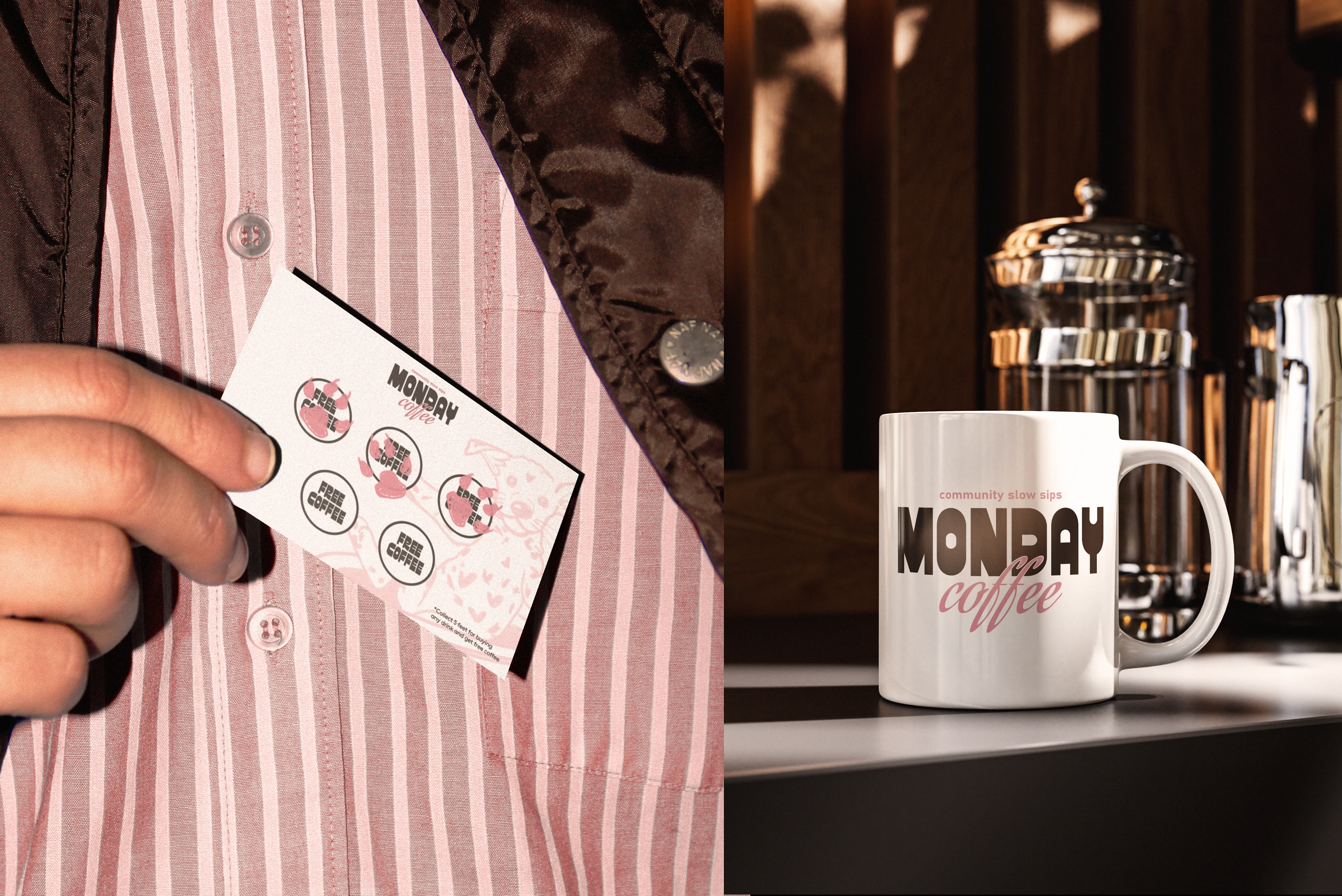 Monday coffee | Brand Identity & Logo Design — Изображение №5 — Брендинг на Dprofile