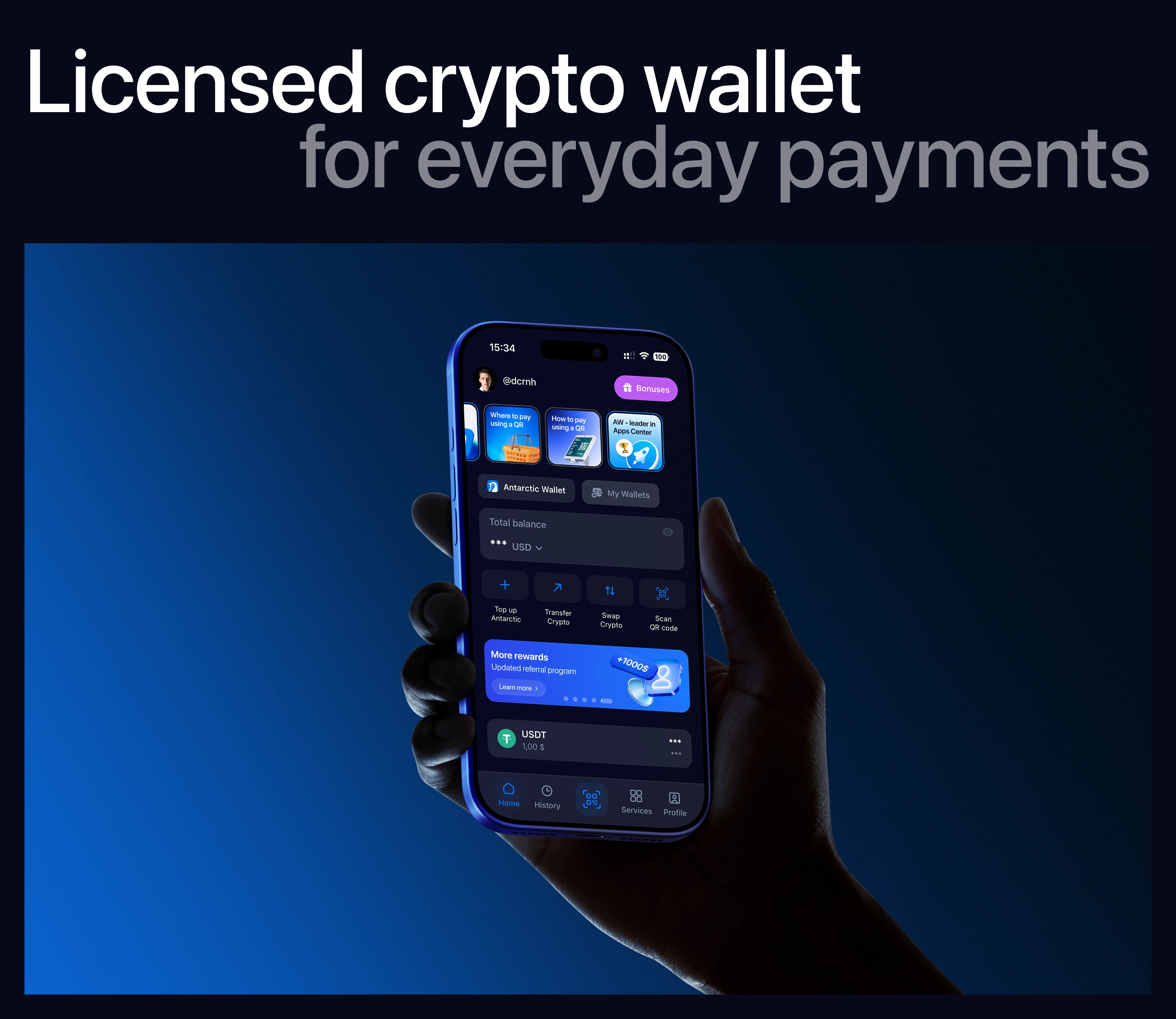 Antarctic Wallet — Изображение №2 — Интерфейсы на Dprofile