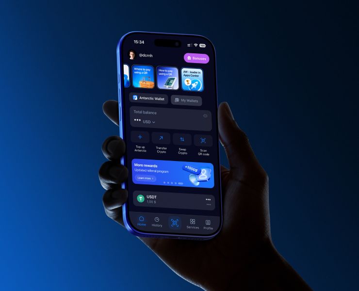 Antarctic Wallet на Dprofile