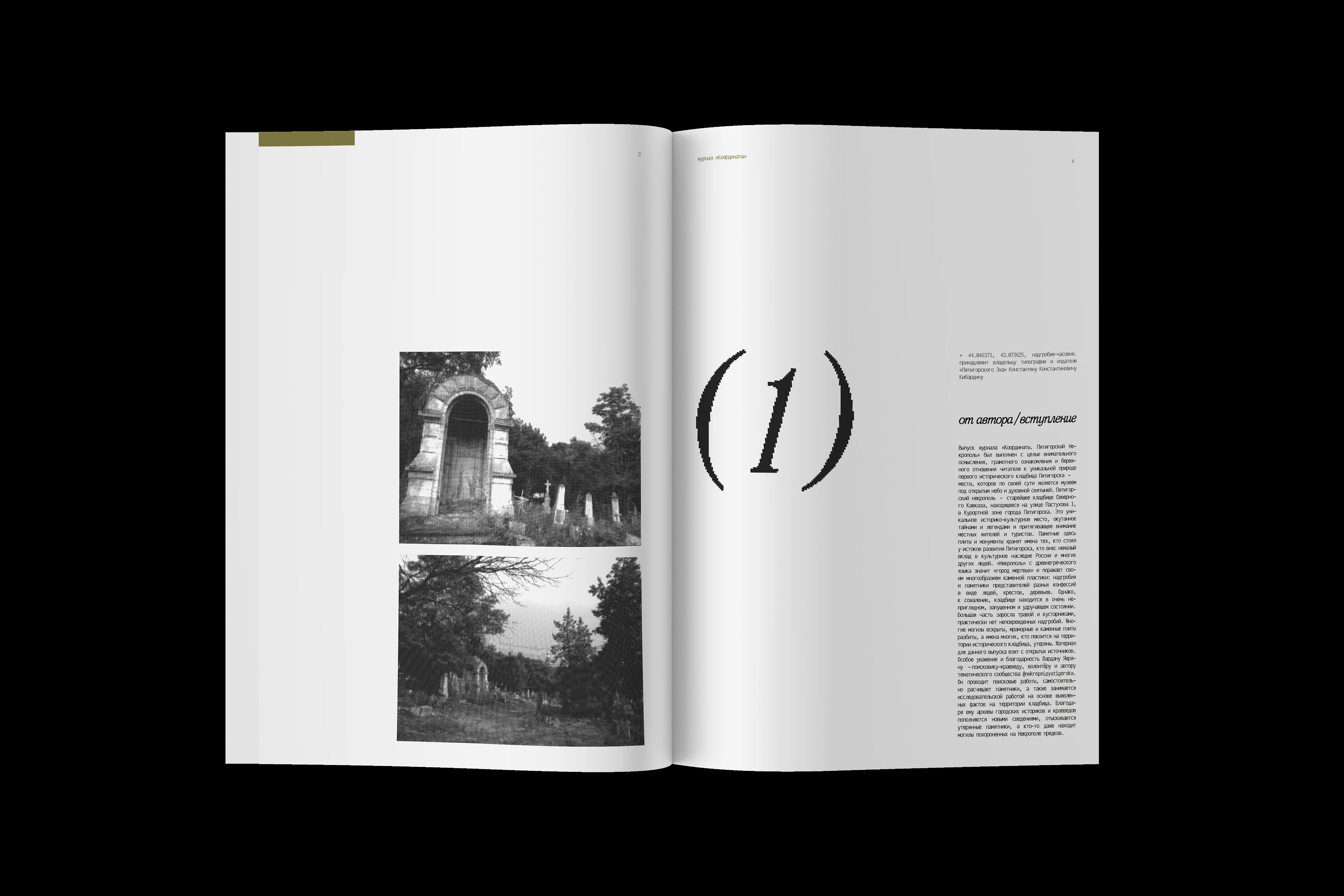 Журнал про Пятигорский Некрополь — Изображение №5 — Графика на Dprofile