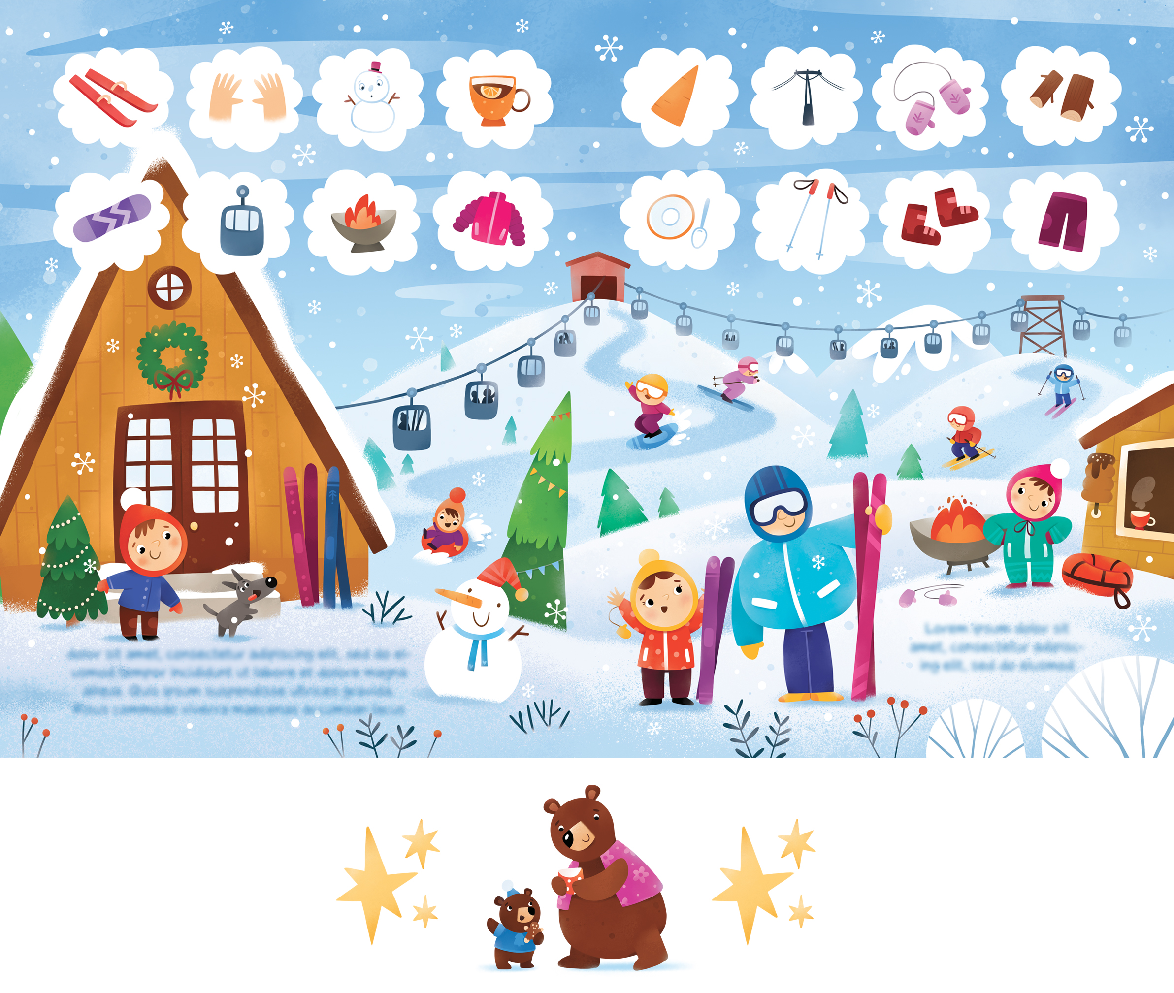 Книга-игра "Новогодний экспресс" — Изображение №6 — Иллюстрация, Графика на Dprofile