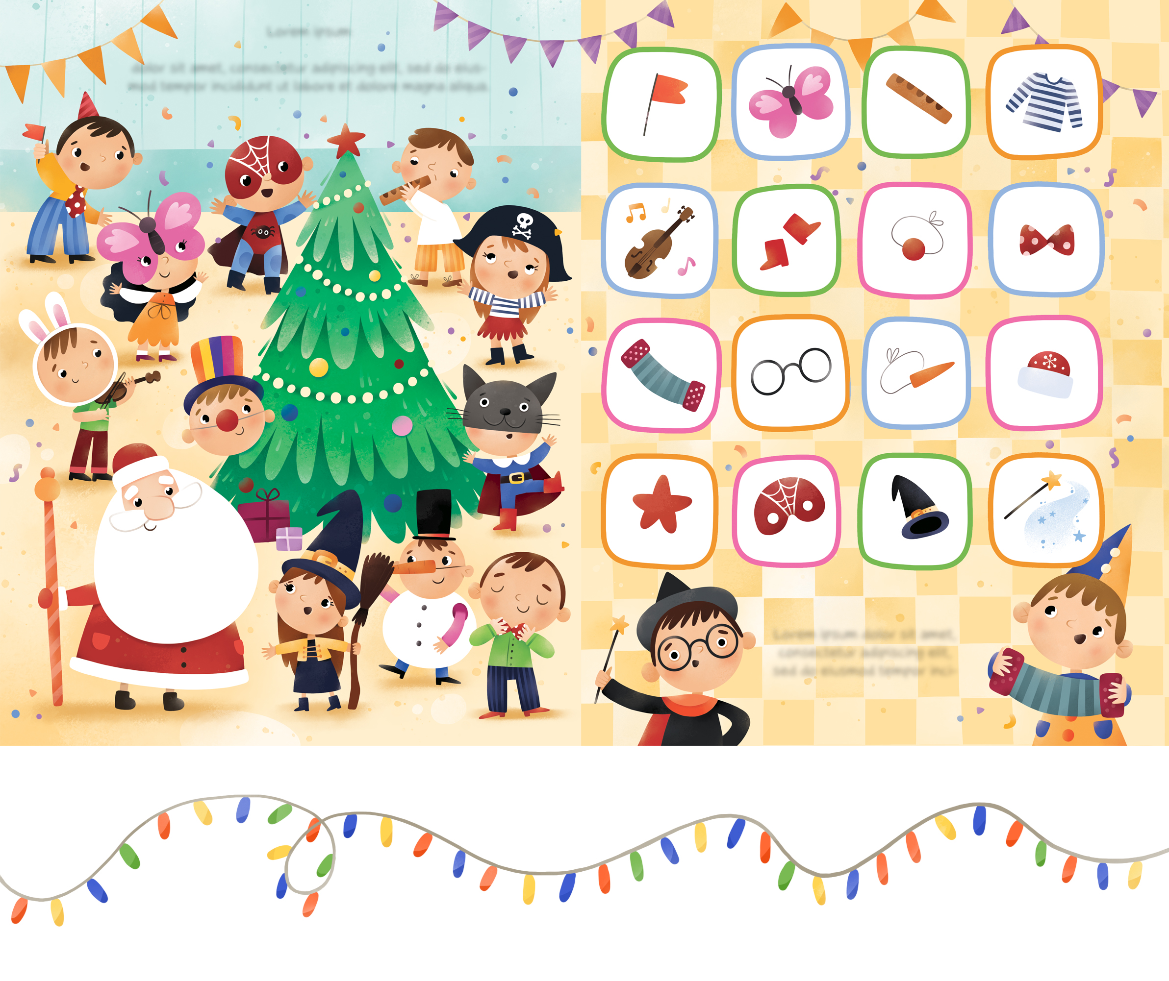 Книга-игра "Новогодний экспресс" — Изображение №3 — Иллюстрация, Графика на Dprofile