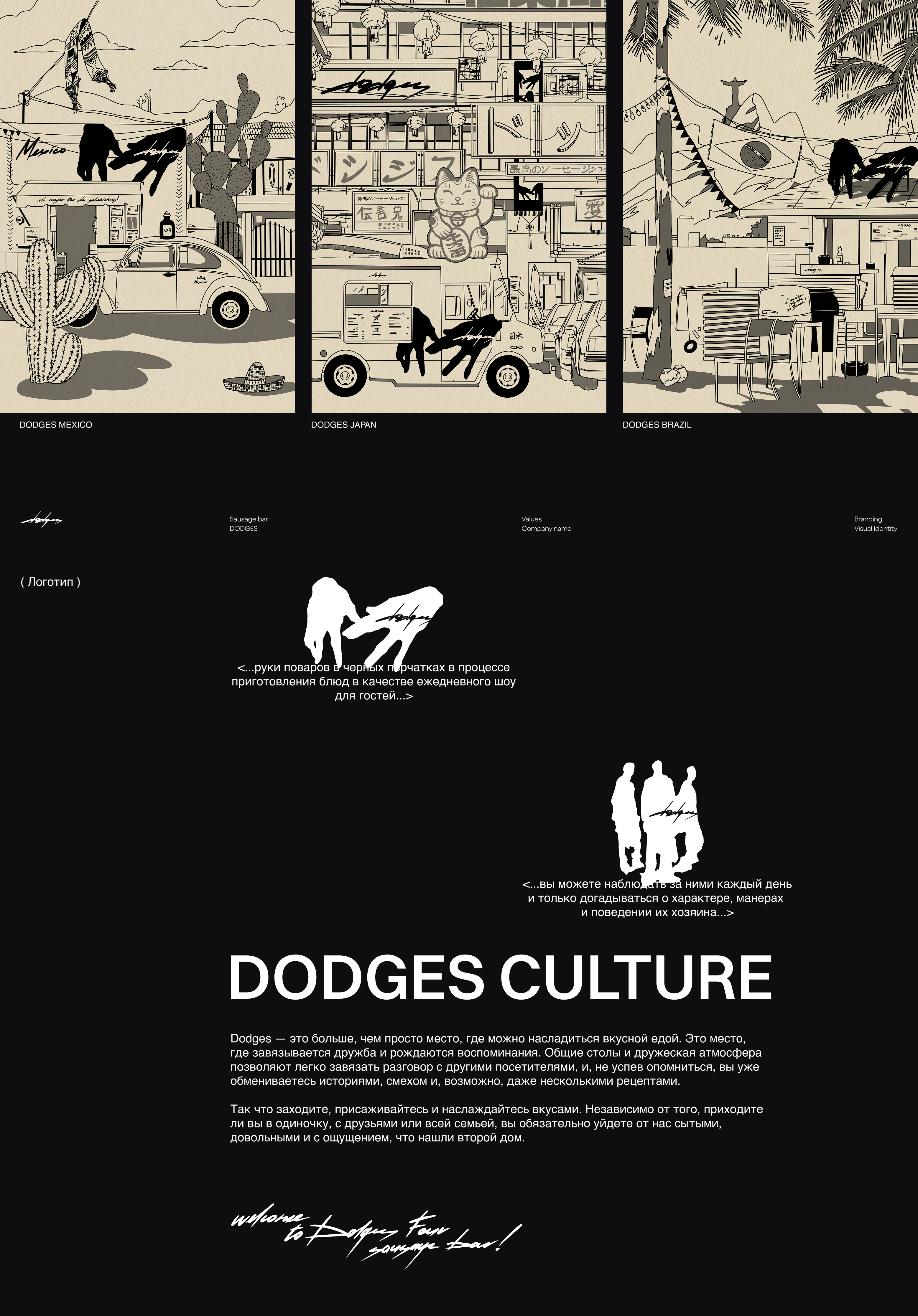 DODGES Sausage Bar — Изображение №6 — Брендинг на Dprofile