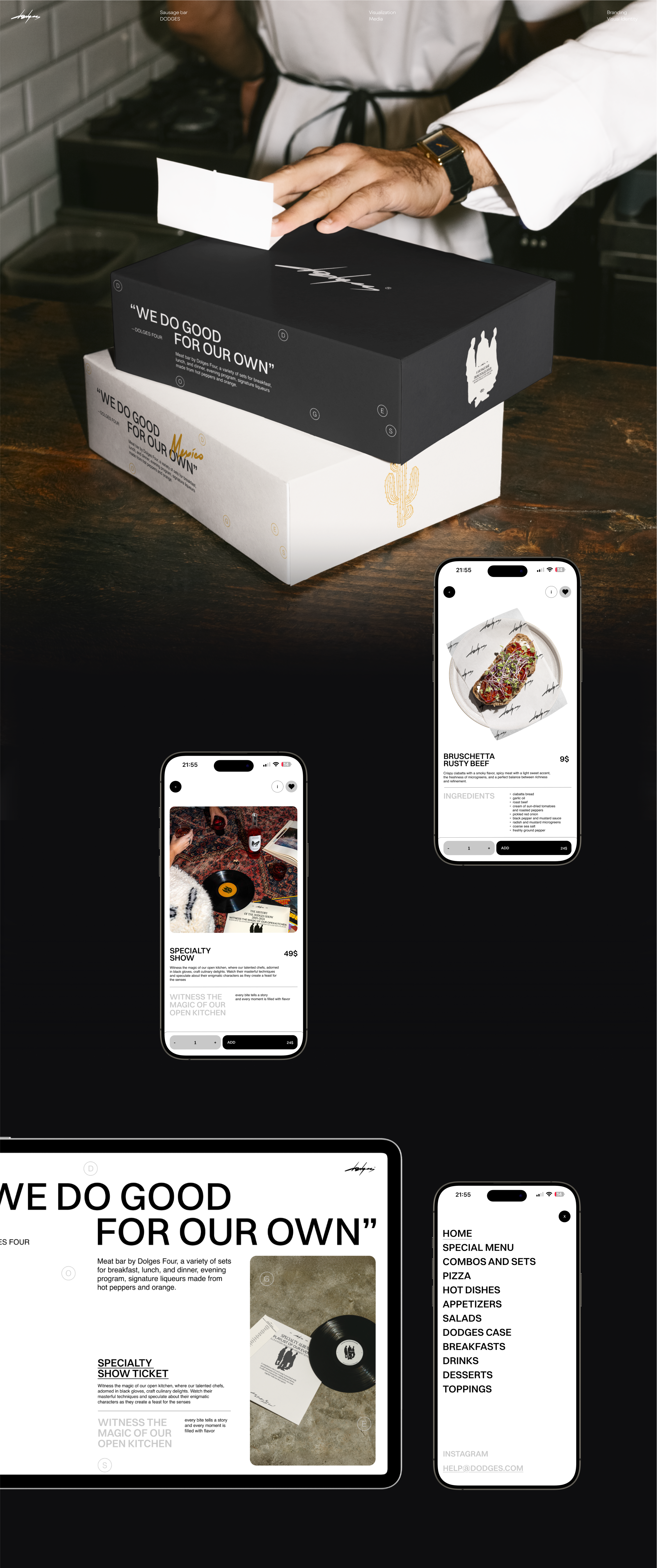 DODGES Sausage Bar — Изображение №10 — Брендинг на Dprofile