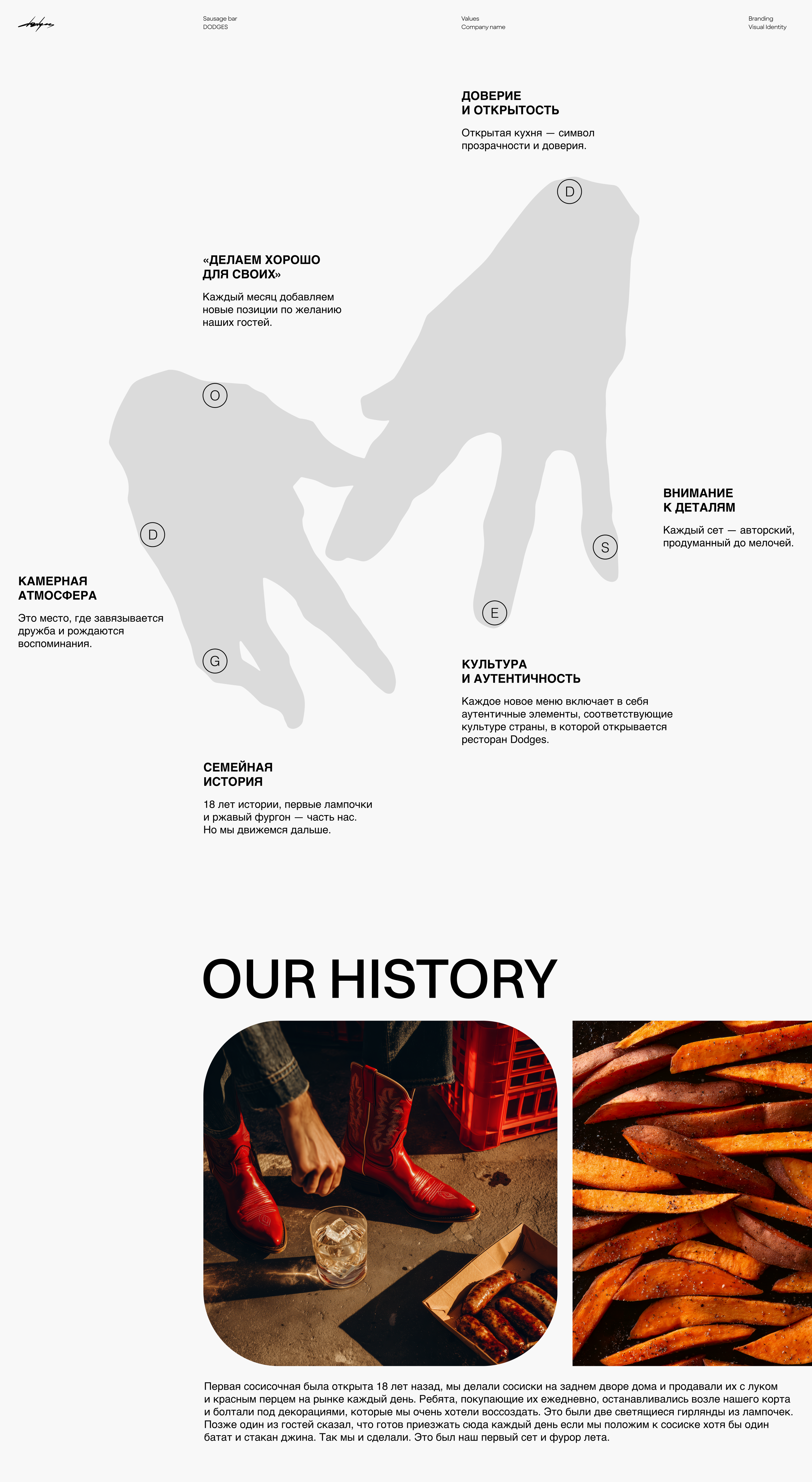 DODGES Sausage Bar — Изображение №3 — Брендинг на Dprofile