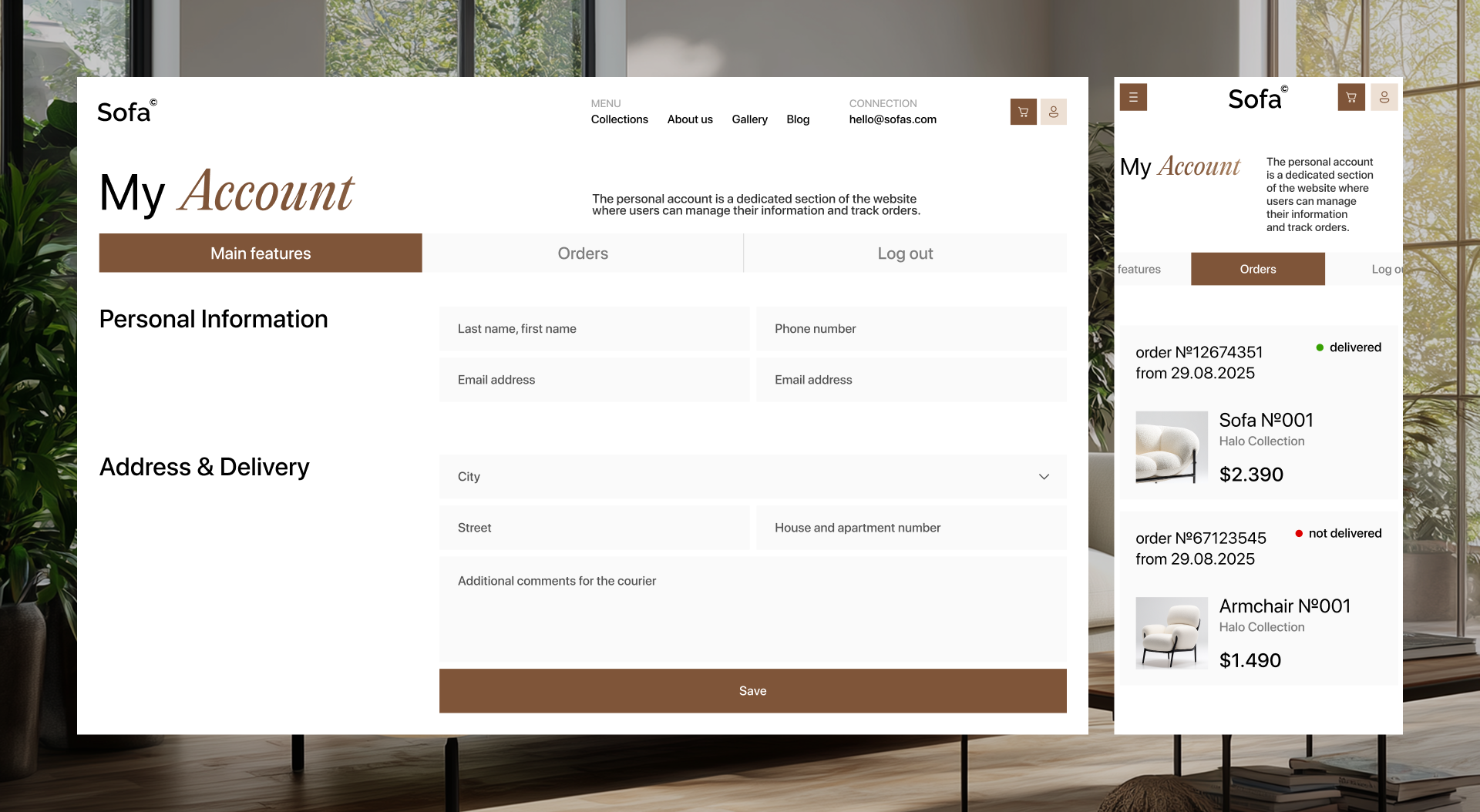 Sofa — Изображение №7 — Интерфейсы на Dprofile