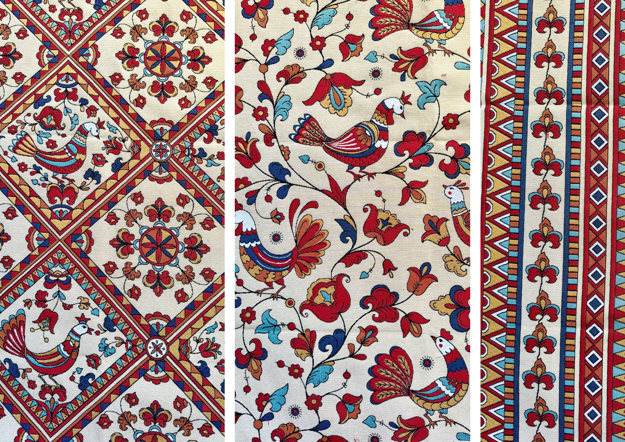 Пермогорская роспись. Коллекция паттернов. — Изображение №3 — Иллюстрация, Графика на Dprofile