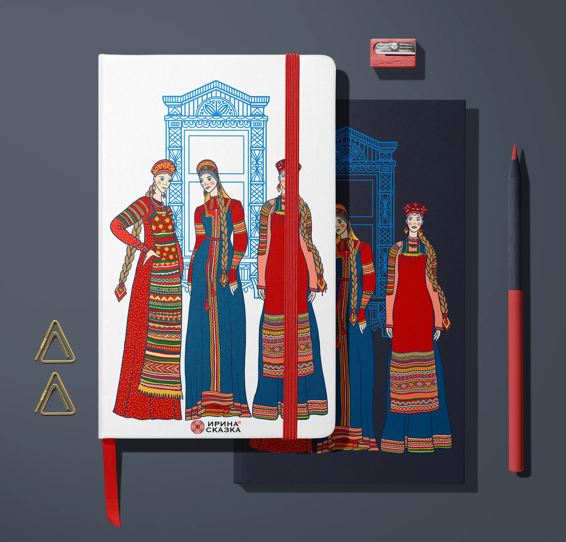 ДЕВУШКИ В КОСТЮМАХ МОСКОВСКОЙ ГУБЕРНИИ — Изображение №4 — Брендинг, Графика на Dprofile