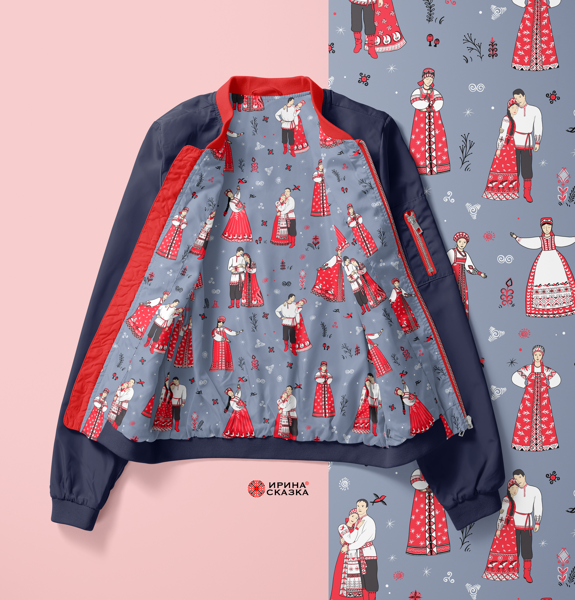 ХОРОВОД. Мезенские мотивы. — Изображение №10 — Брендинг, Иллюстрация на Dprofile