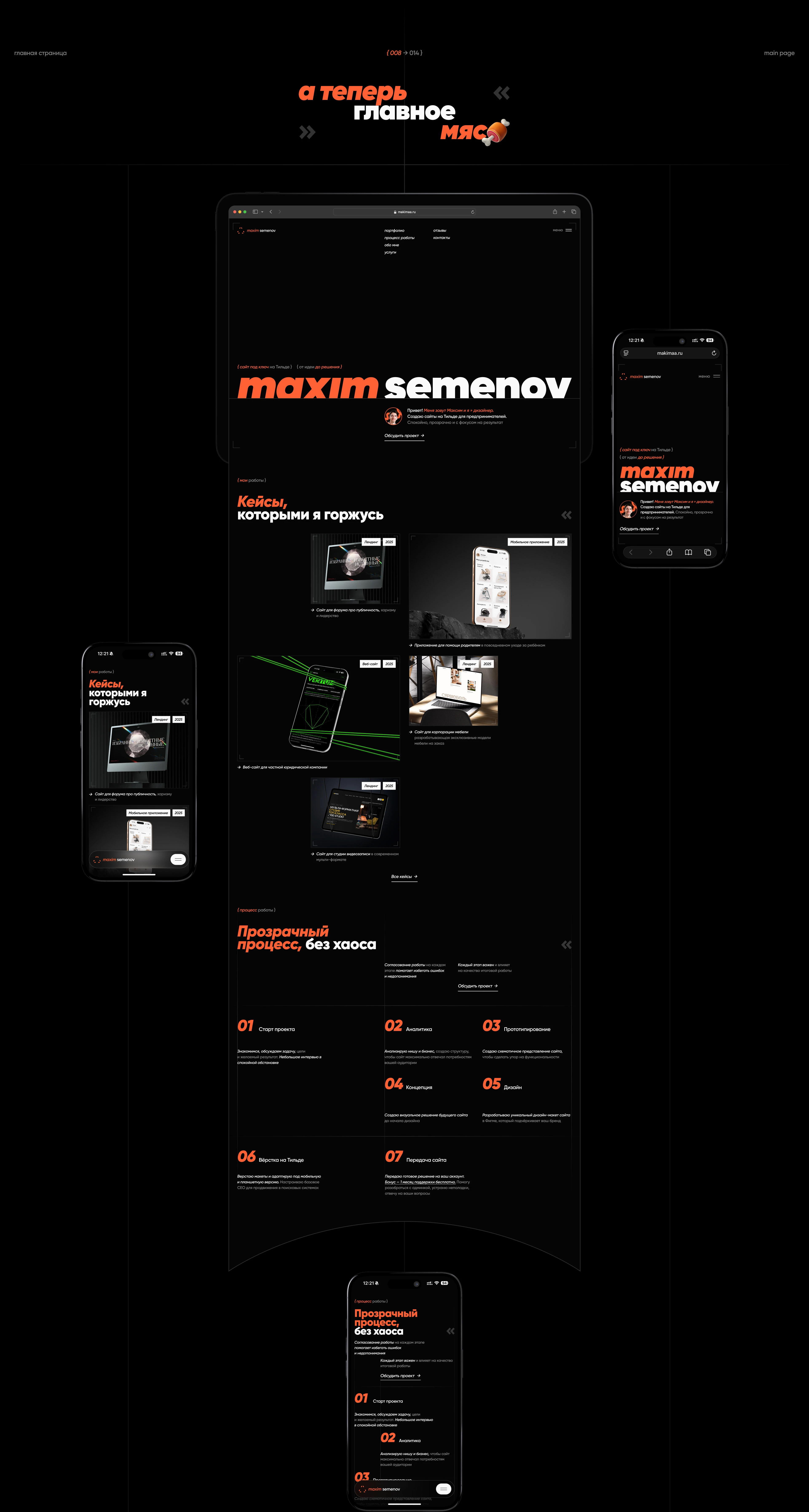 Портфолио дизайнера | Веб-сайт — Изображение №8 — Интерфейсы на Dprofile