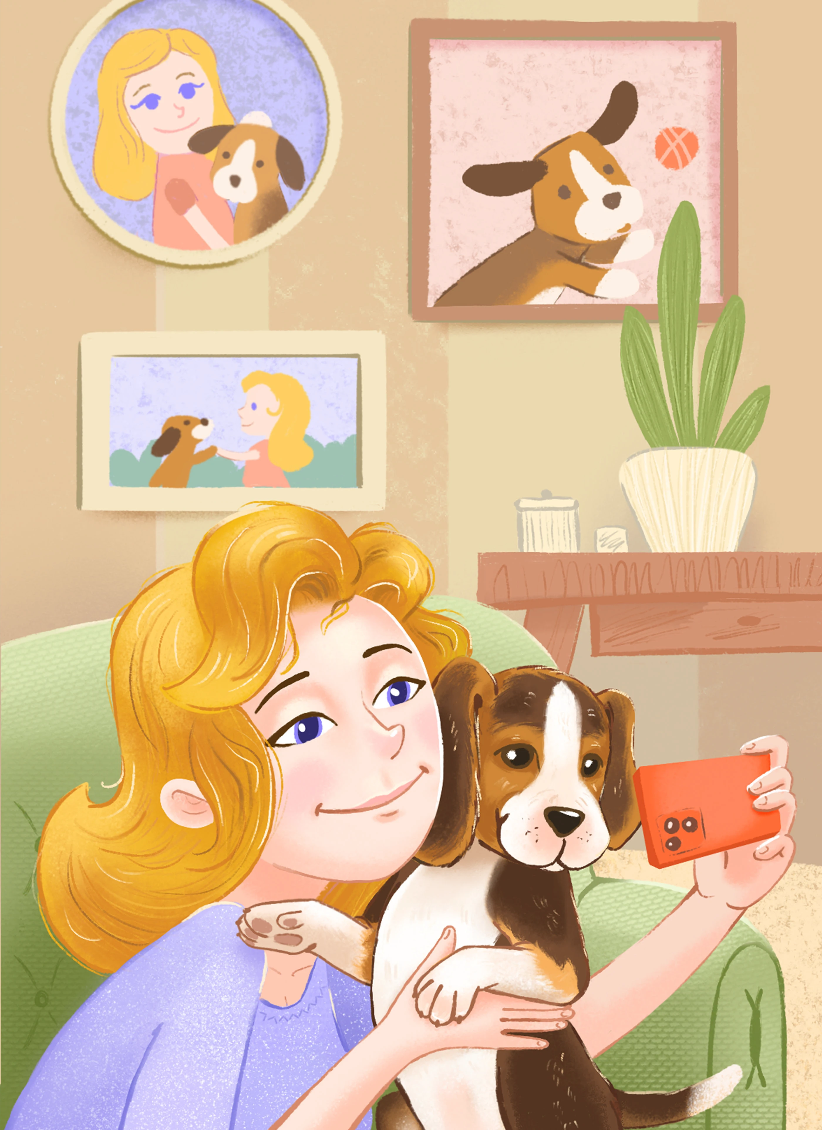 Иллюсстрации с собаками к стихам для детей — Изображение №3 — Иллюстрация на Dprofile