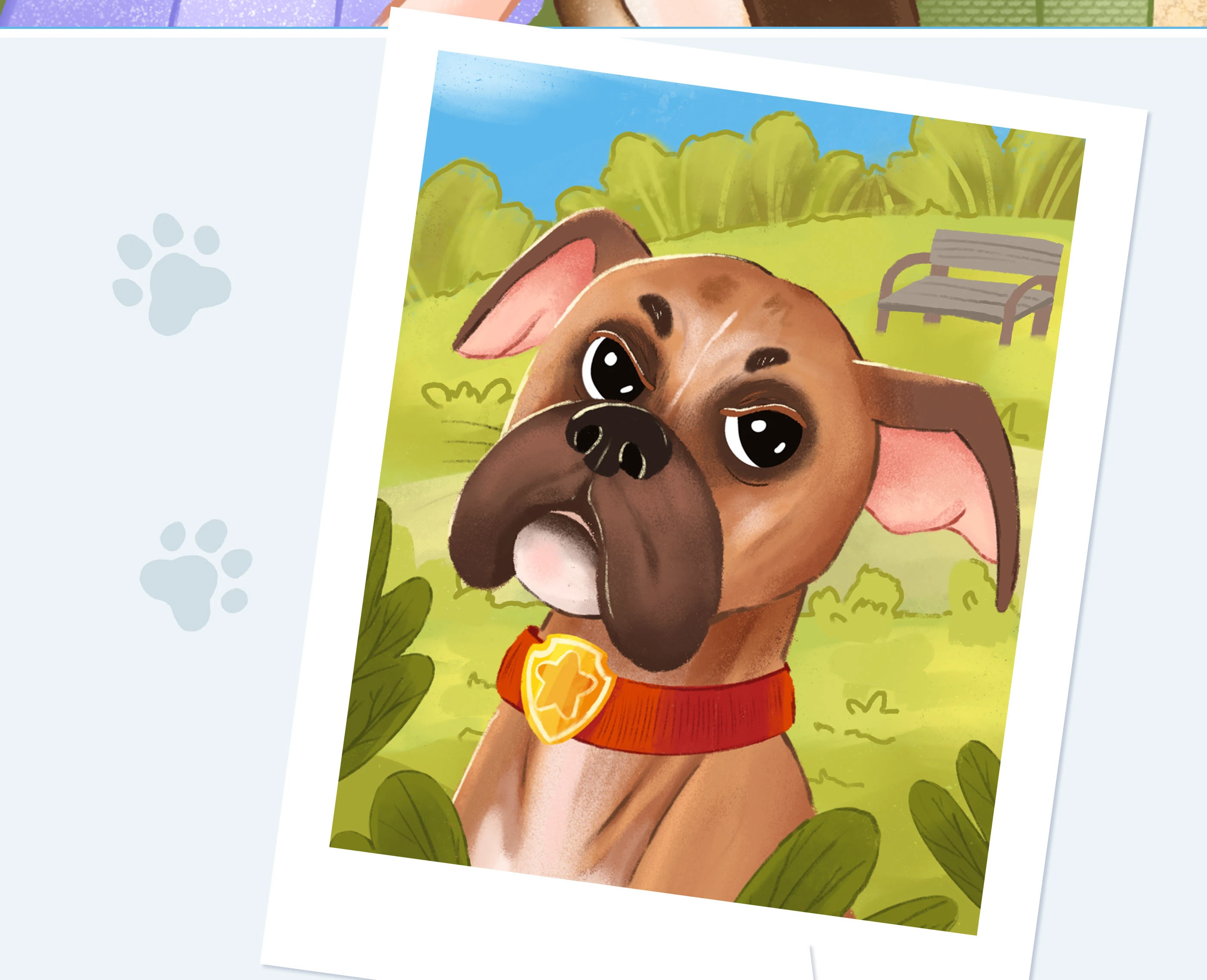 Иллюсстрации с собаками к стихам для детей — Изображение №4 — Иллюстрация на Dprofile