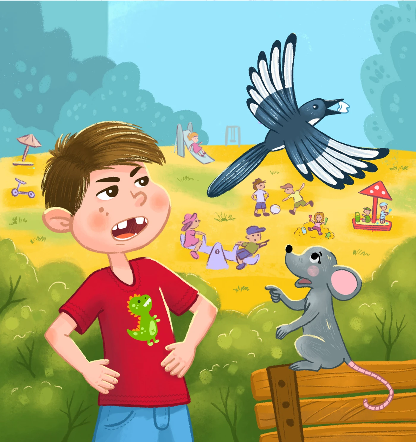 Детская иллюстрация. Детская книга про зубы "Зубные истории" — Изображение №13 — Иллюстрация на Dprofile