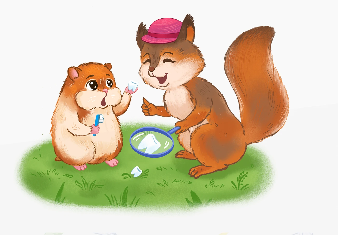 Детская иллюстрация. Детская книга про зубы "Зубные истории" — Изображение №10 — Иллюстрация на Dprofile