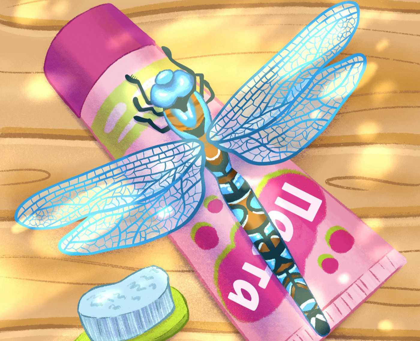 Детская иллюстрация. Детская книга про зубы "Зубные истории" — Иллюстрация на Dprofile