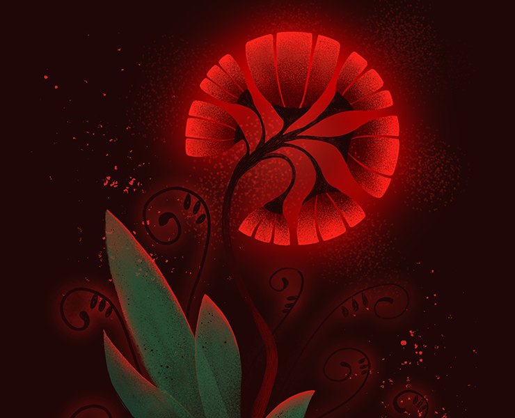 Аленький цветочек — Иллюстрация на Dprofile