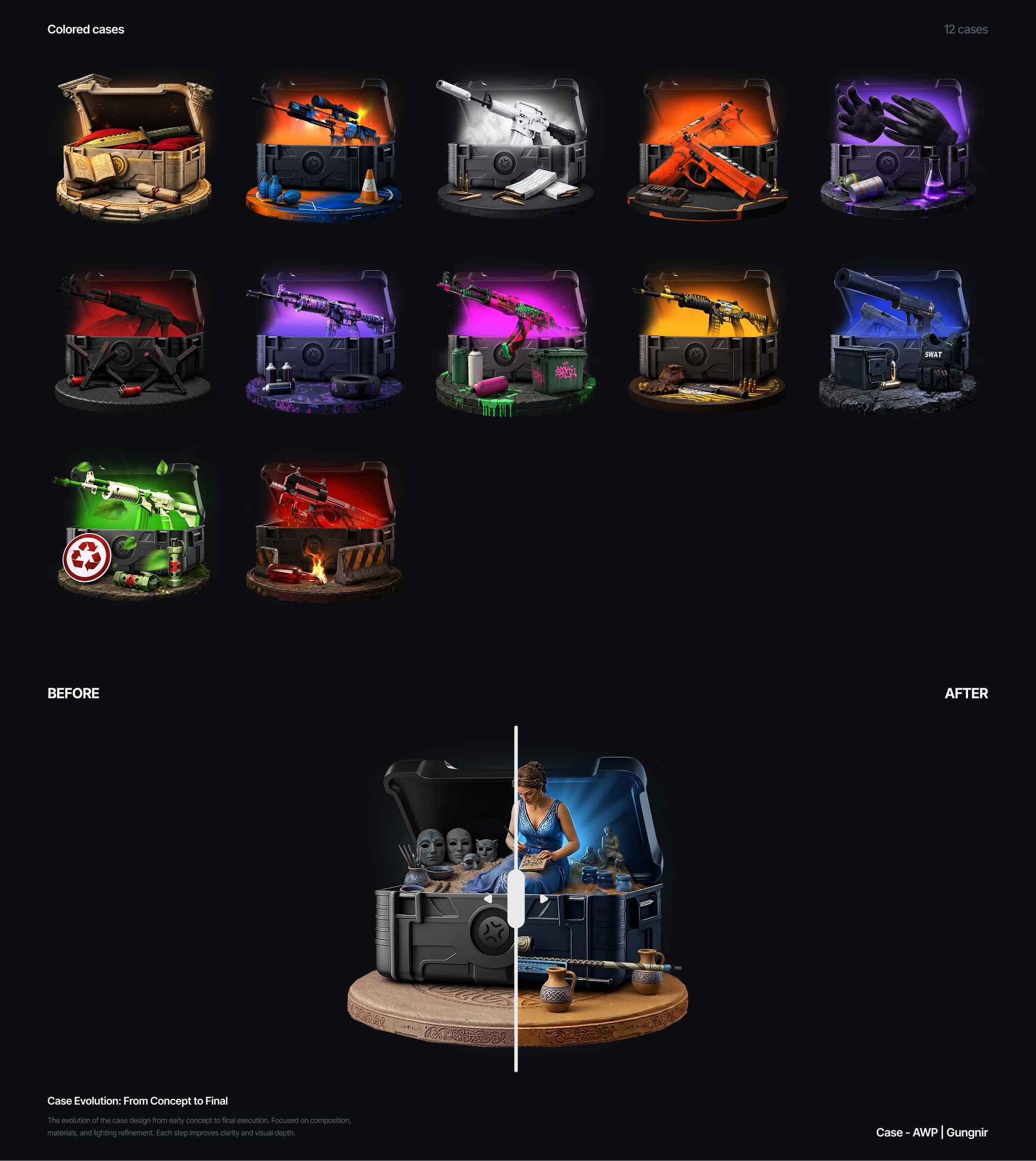 CS2 Case Opening '26 [rage drop] — Изображение №3 — Интерфейсы, Графика на Dprofile