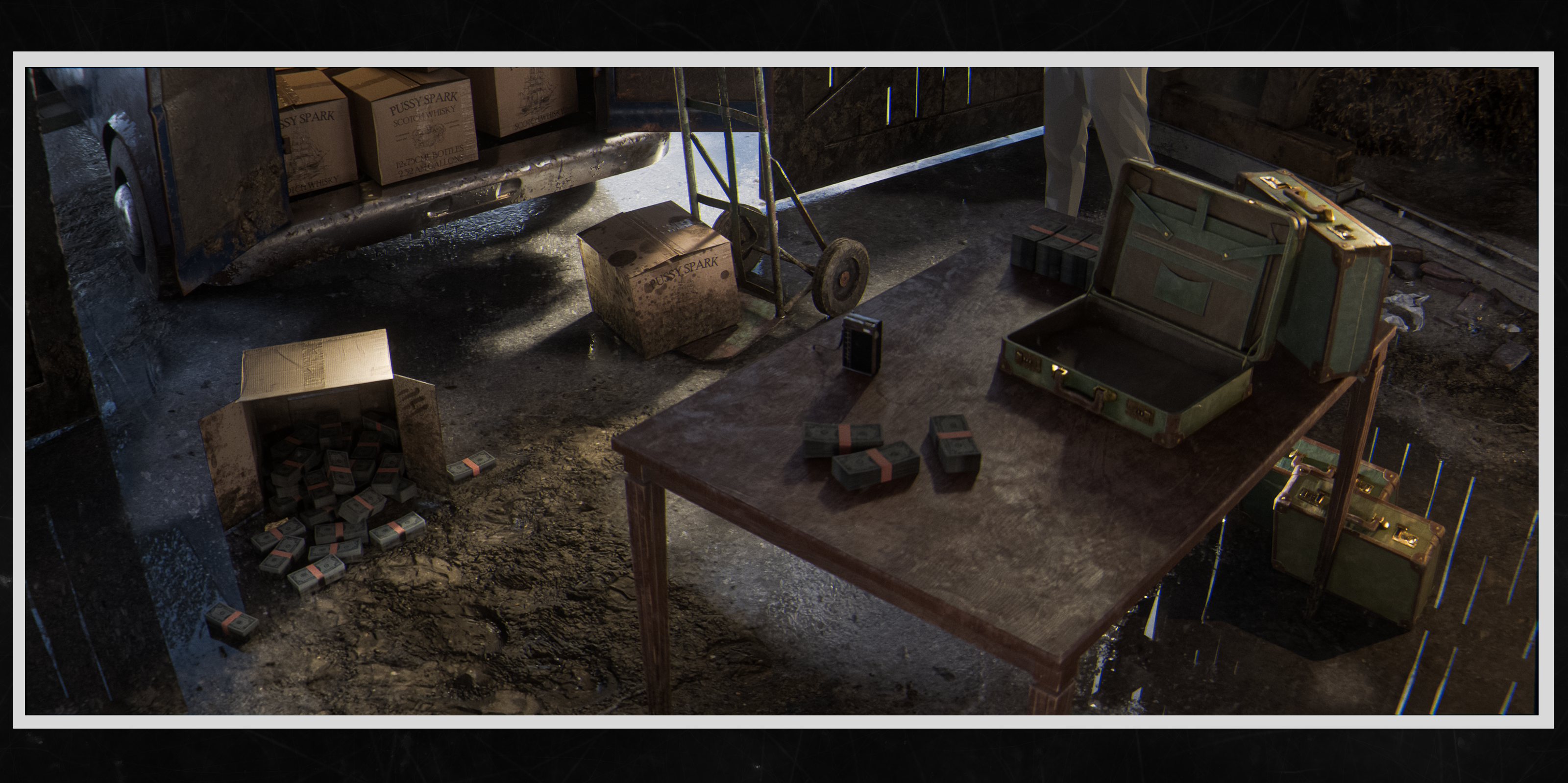 3D-Сцена "Ограбление Люфтганза" — Изображение №3 — Иллюстрация, 3D на Dprofile