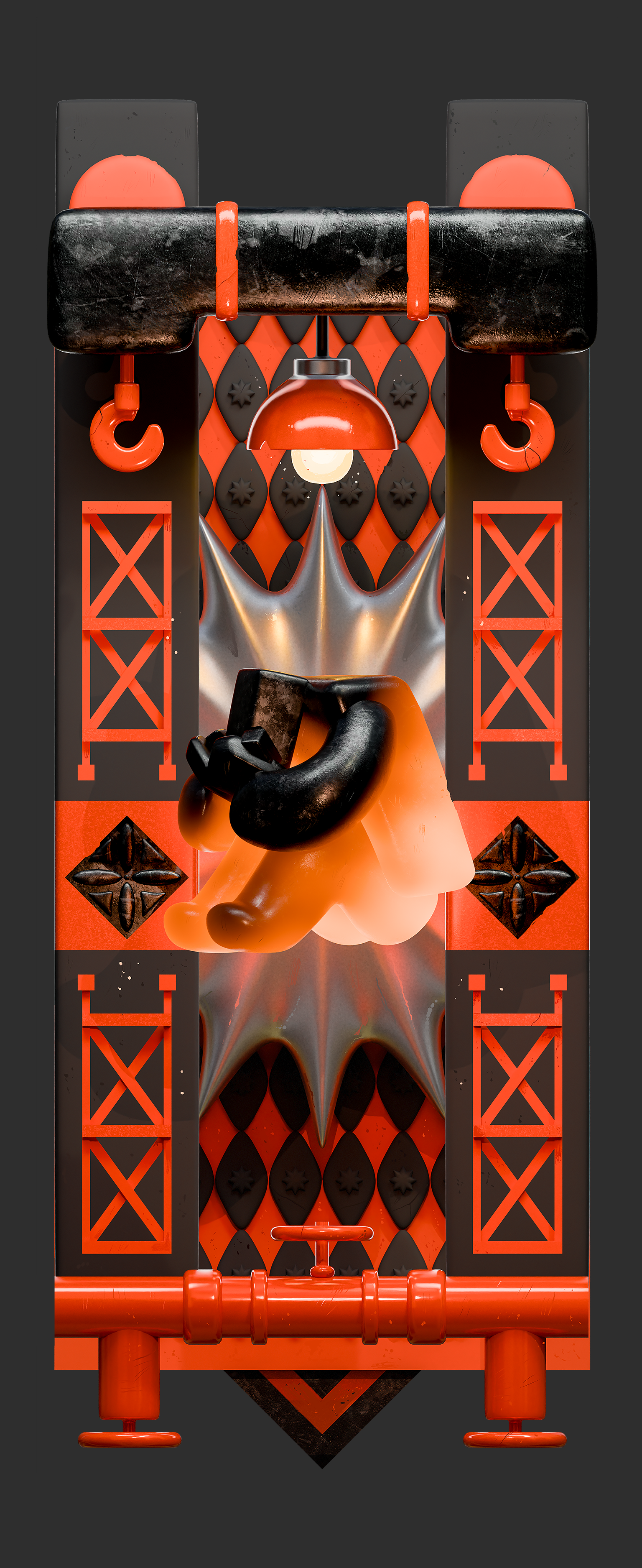 Чугун. Вода. Взрыв. — Изображение №1 — Иллюстрация на Dprofile