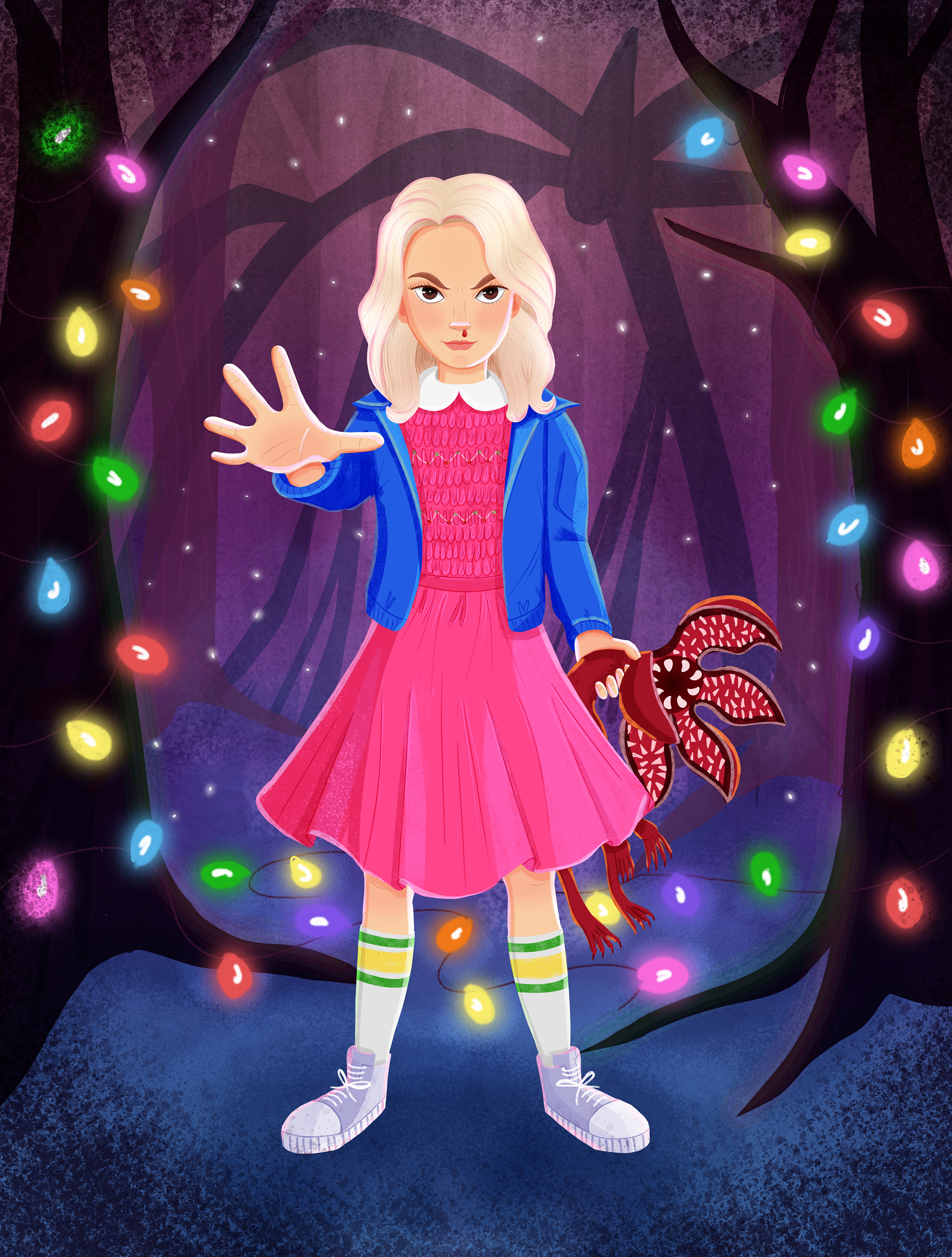 "Очень странные дела" фан-арт — Изображение №1 — Иллюстрация на Dprofile