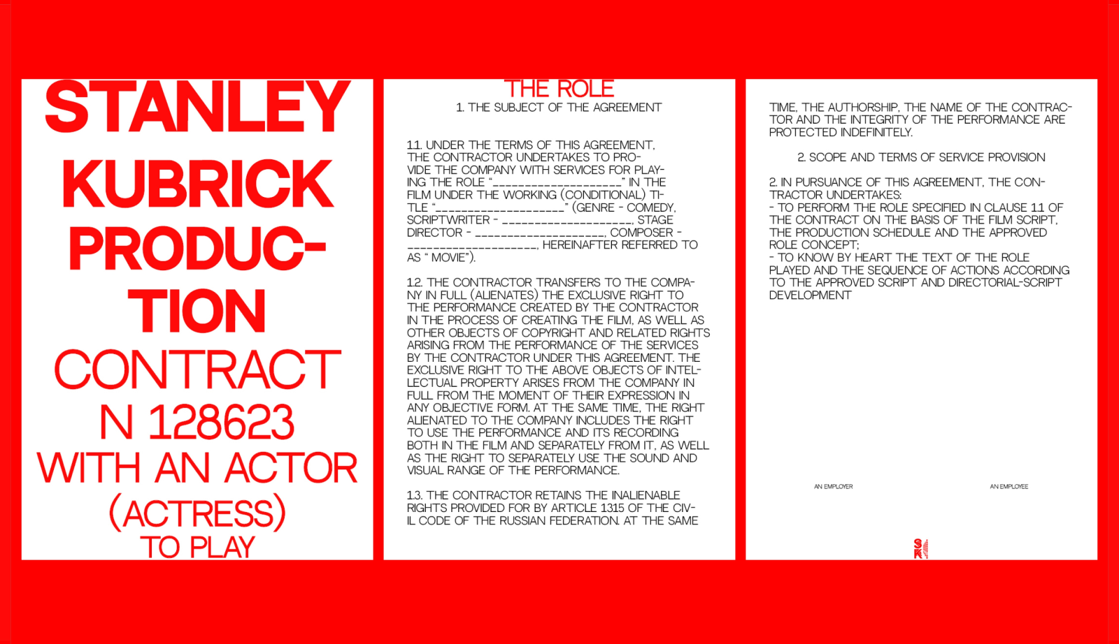STANLEY KUBRICK — Изображение №6 — Брендинг, Графика на Dprofile