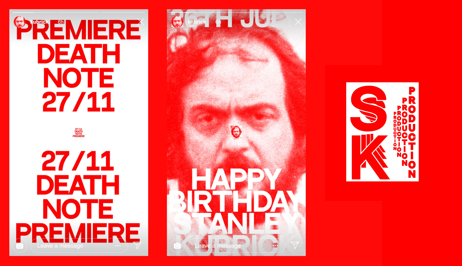 STANLEY KUBRICK — Изображение №3 — Брендинг, Графика на Dprofile