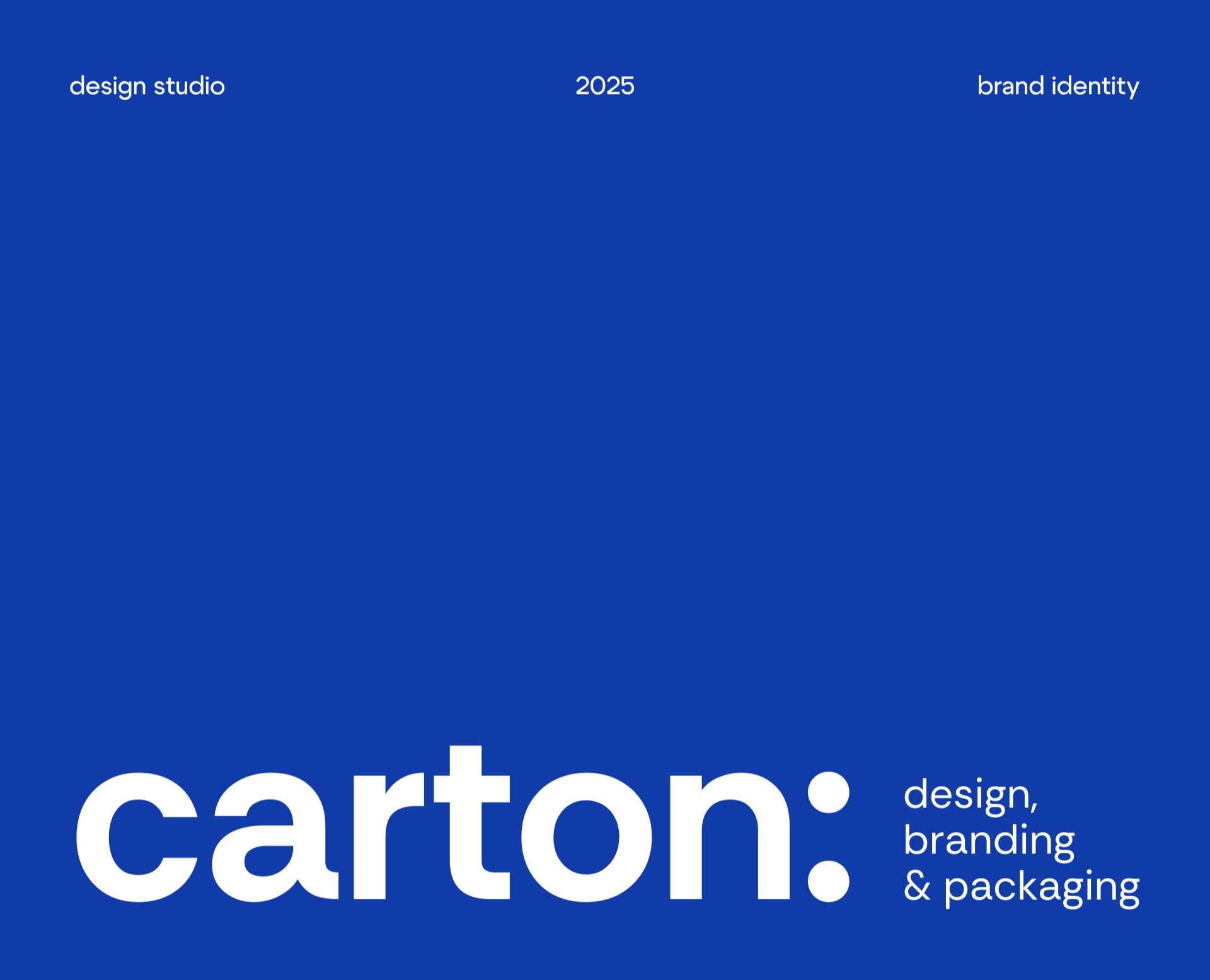 Carton Studio — Брендинг на Dprofile