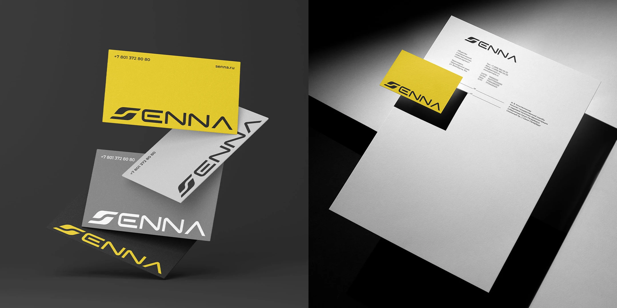 картинг SENNA — Изображение №6 — Брендинг на Dprofile