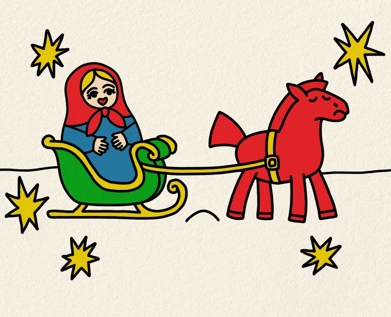 Новогоднее промо для телеканала «Прима» на Dprofile