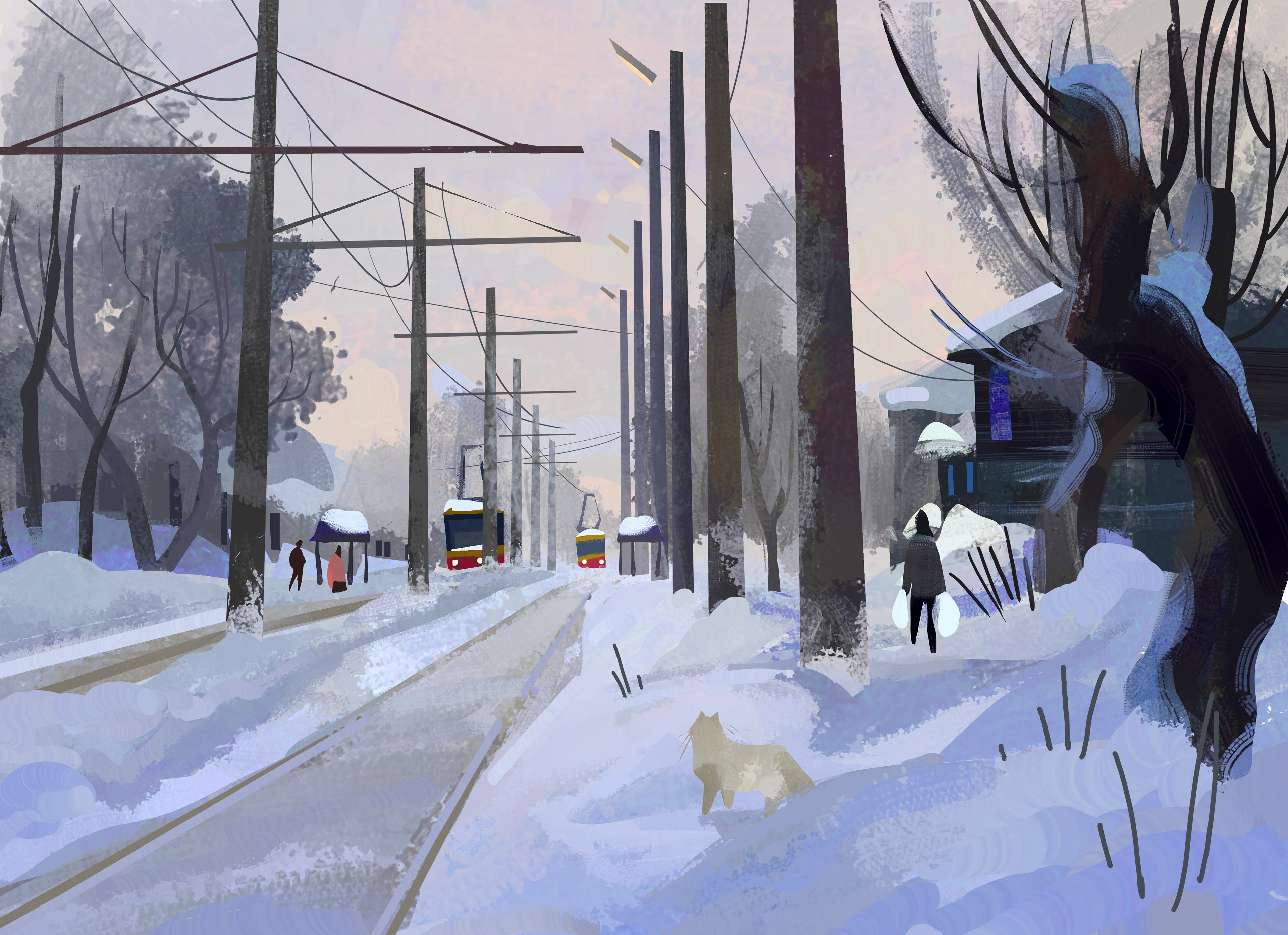 Зимние иллюстрации — Изображение №5 — Иллюстрация на Dprofile