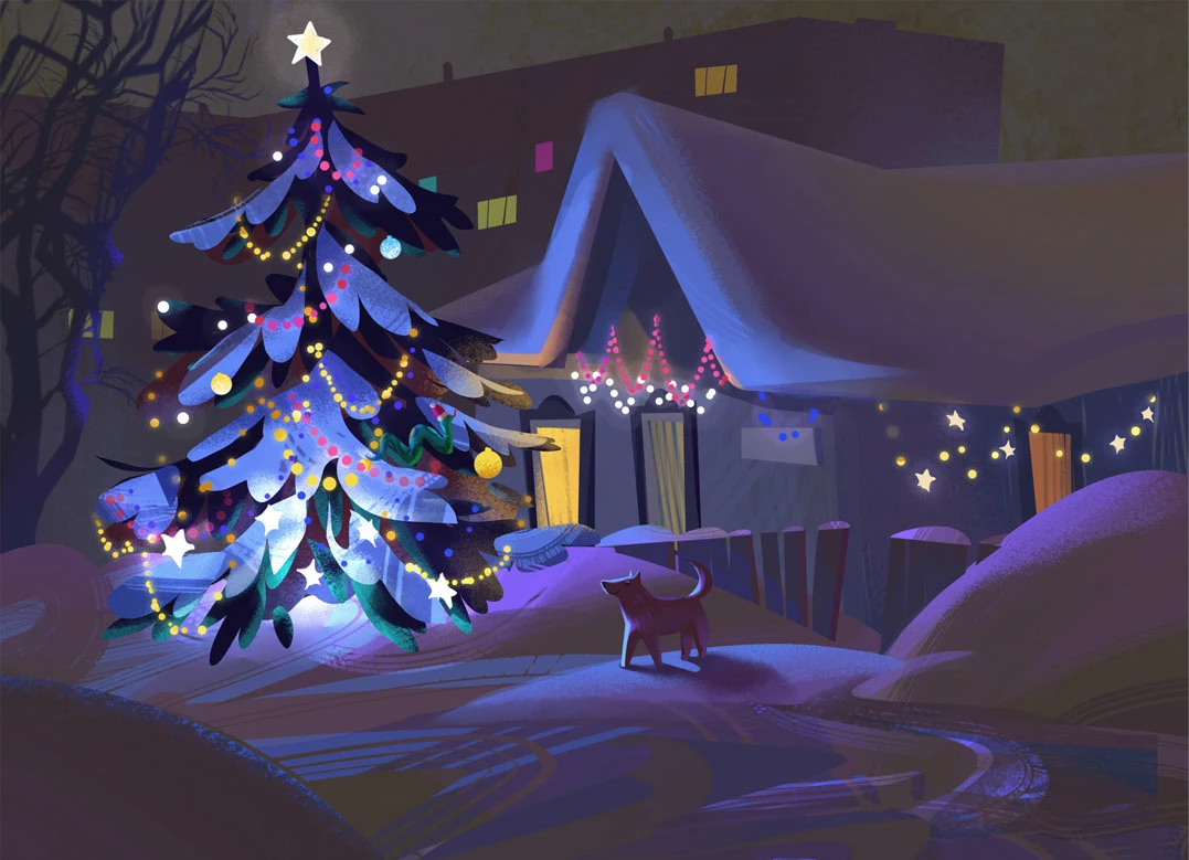 Зимние иллюстрации — Изображение №1 — Иллюстрация на Dprofile
