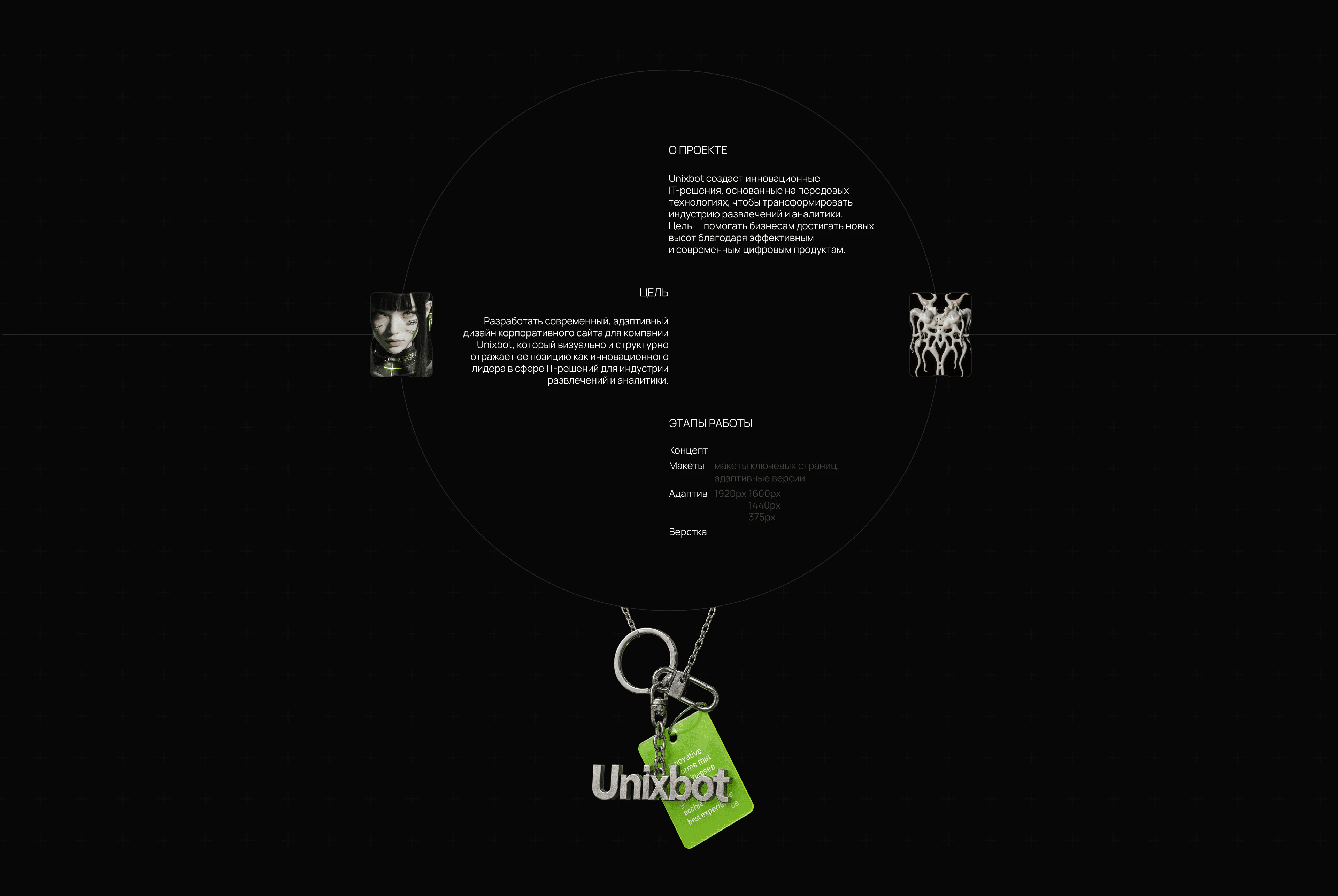 Unixbot. Корпоративный вебсайт — Изображение №2 — Интерфейсы, Анимация на Dprofile