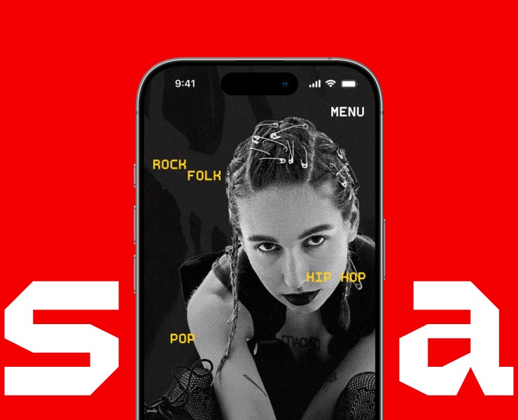 Вебсайт для музыкального проекта sila на Dprofile