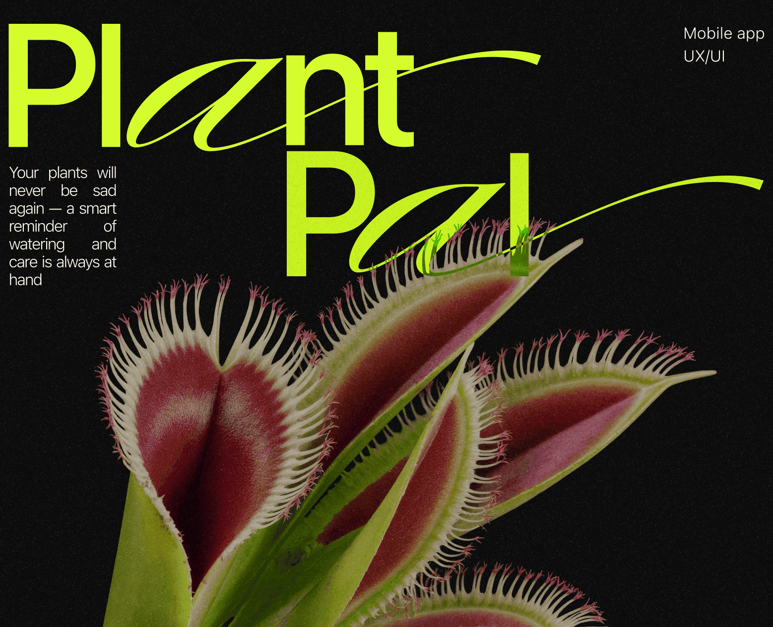PlantPal. Mobile app concept на Dprofile