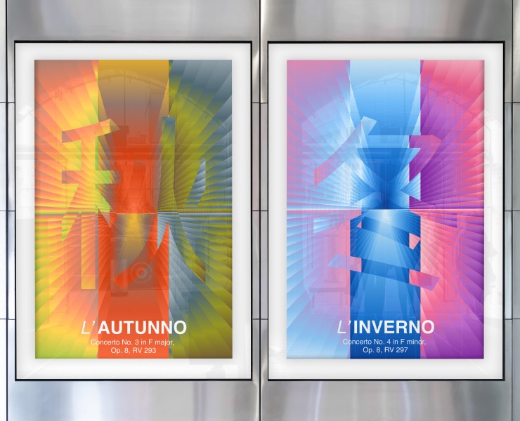 серия плакатов «Времена года. Вивальди» — Графика, Анимация на Dprofile