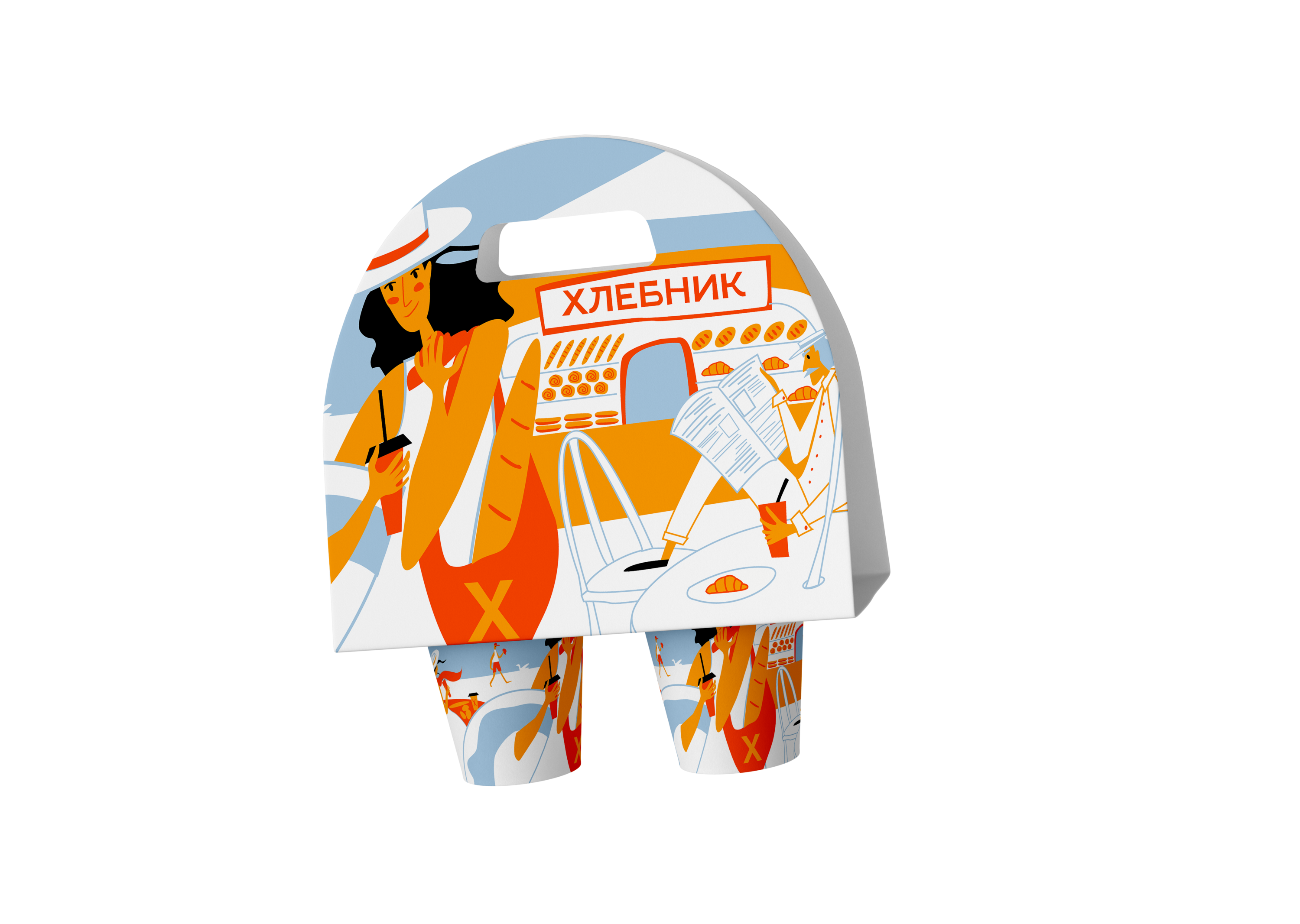 Упаковка для пекарни. — Изображение №6 — Брендинг, Иллюстрация на Dprofile