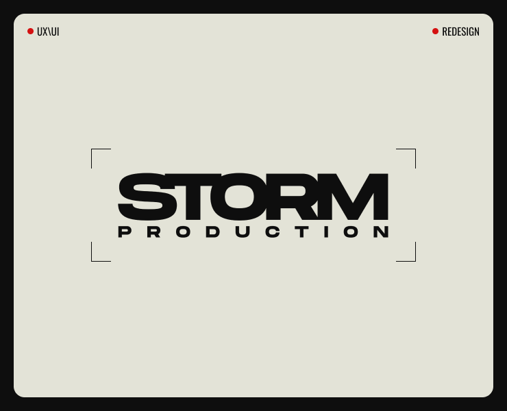 STORMPRODUCTION | redesign — Интерфейсы на Dprofile