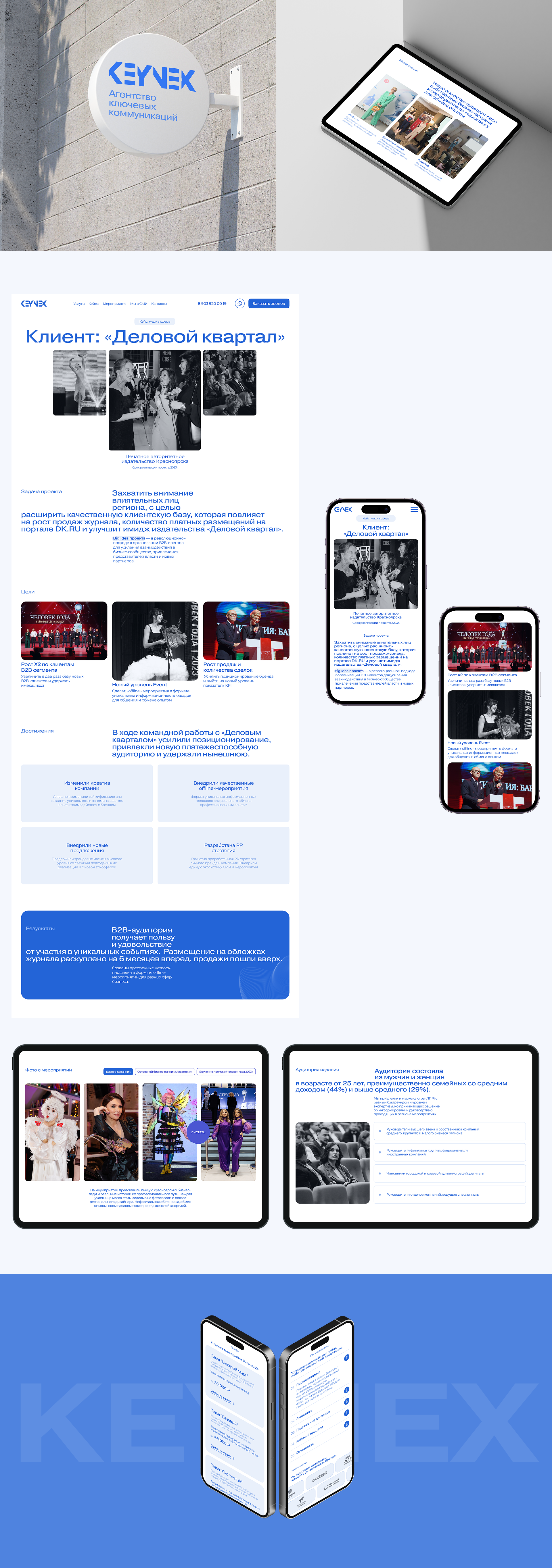 Сайт для маркетингового агентства Keynex — Изображение №2 — Интерфейсы на Dprofile