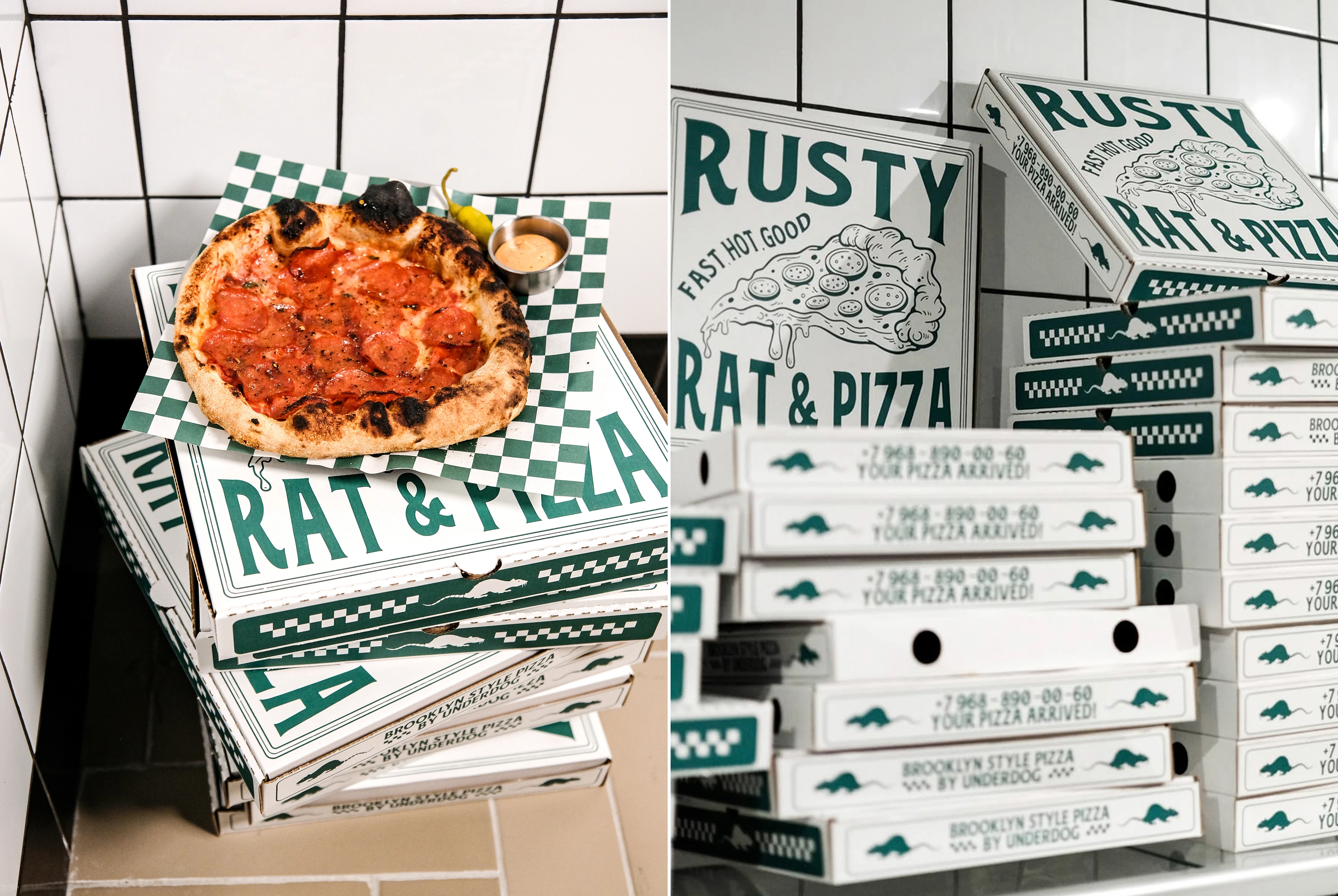 RUSTY PIZZA — Изображение №9 — Брендинг на Dprofile