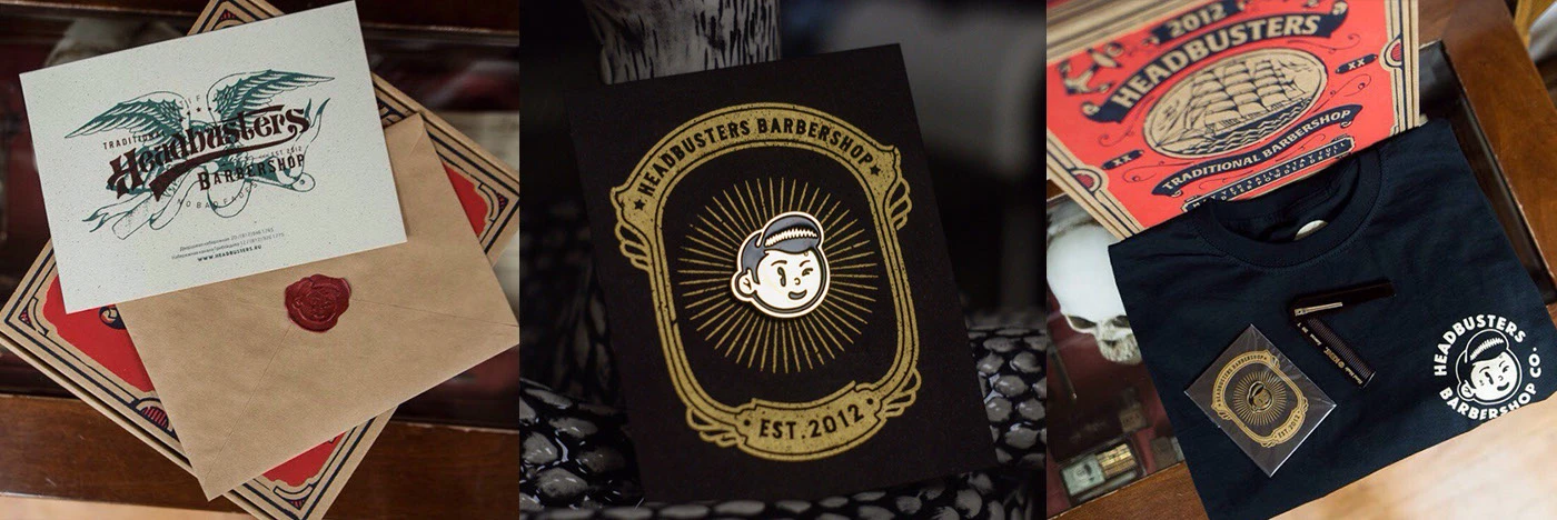 HEADBUSTERS BARBERSHOP — Изображение №17 — Брендинг на Dprofile