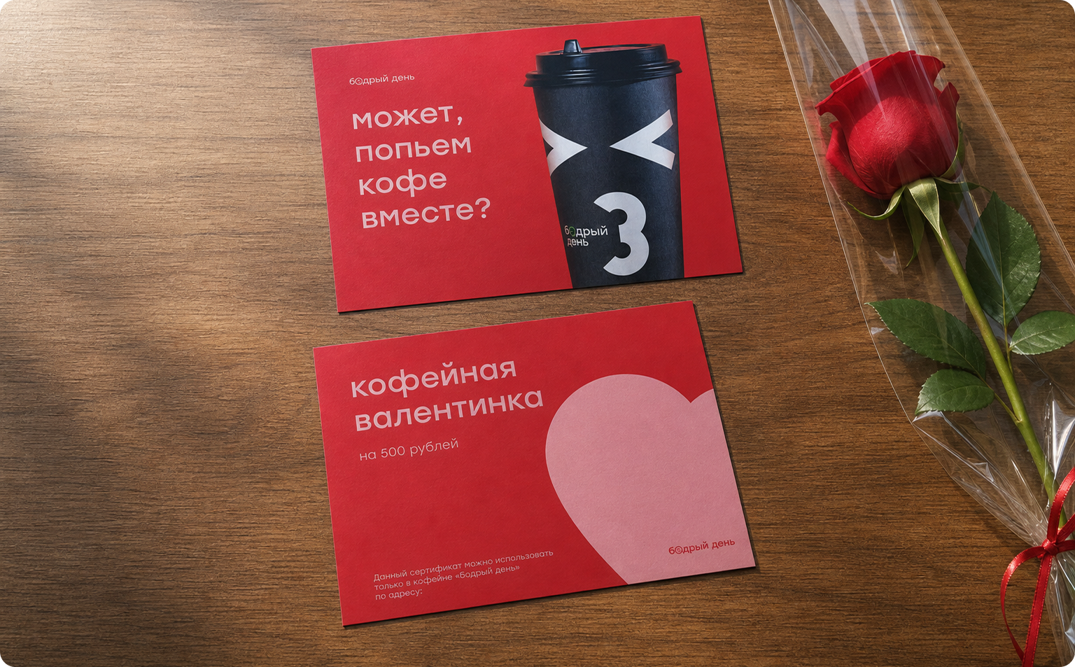 Дизайн коммуникаций для кофейни (Меню, флаер, упаковка) — Изображение №17 — Брендинг, Графика на Dprofile
