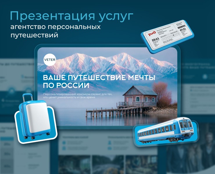 Презентация для агентства персональных путешествий на Dprofile