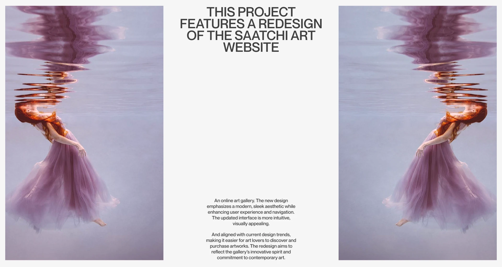 SAATCHI ART WEBSITE | Landing page — Изображение №2 — Интерфейсы, Брендинг на Dprofile