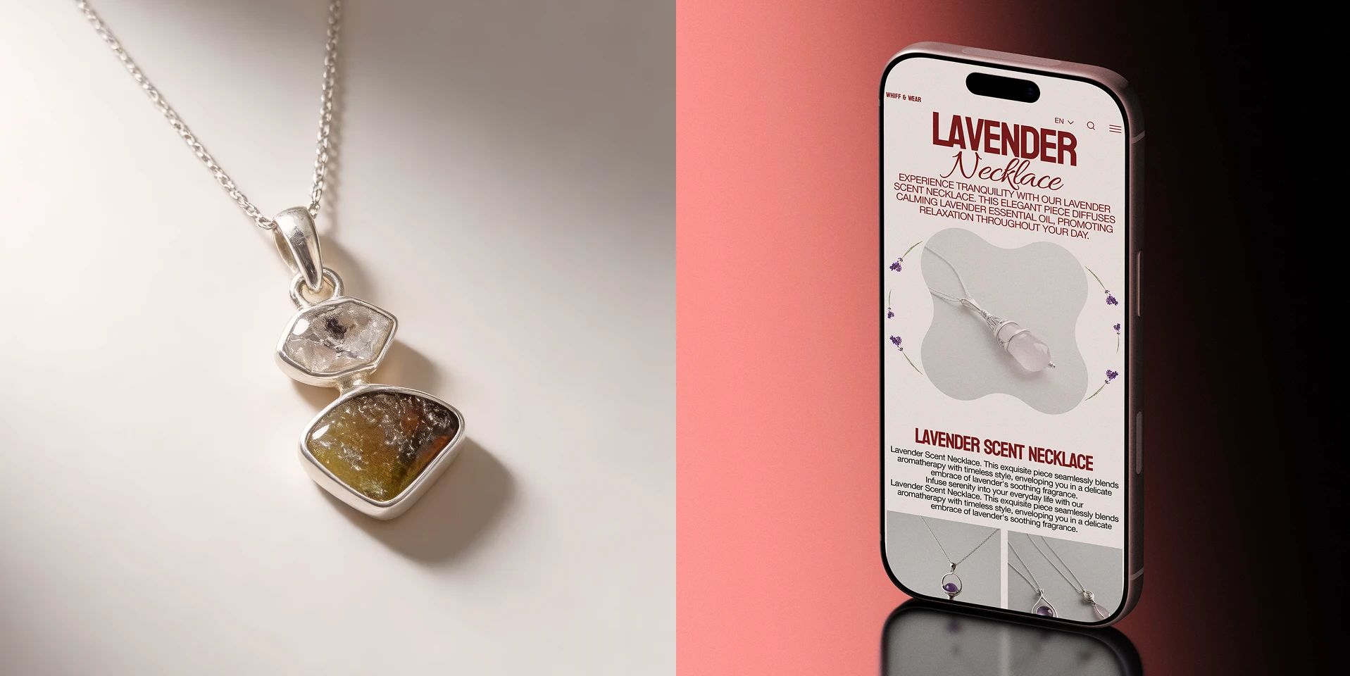 WHIFF & WEAR | Aroma Jewerly concept design — Изображение №12 — Интерфейсы на Dprofile