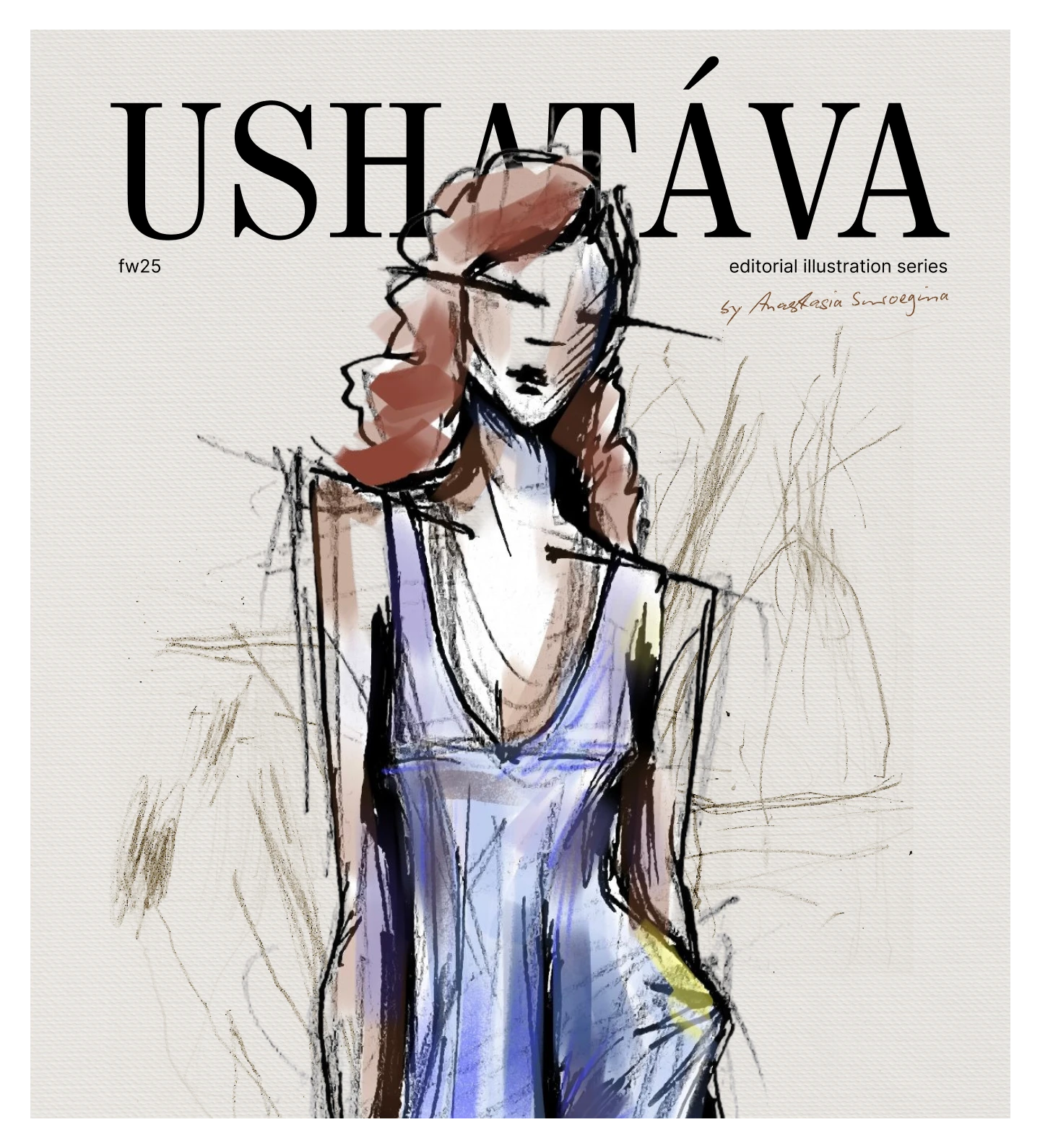 Fashion illustration | USHATAVA — Изображение №1 — Иллюстрация, Графика на Dprofile