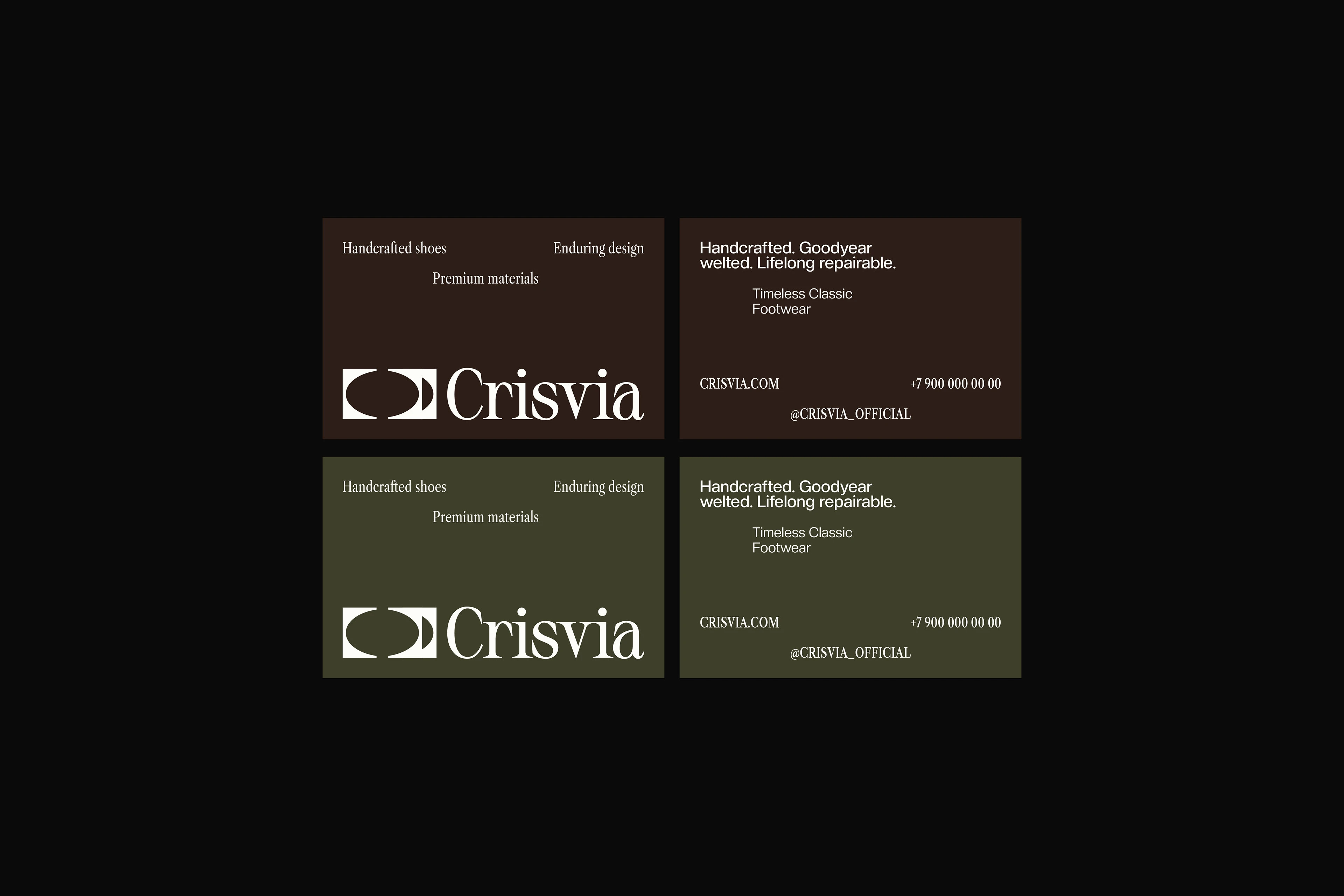 CRISVIA | Айдентика для бренда классической обуви — Изображение №2 — Брендинг на Dprofile