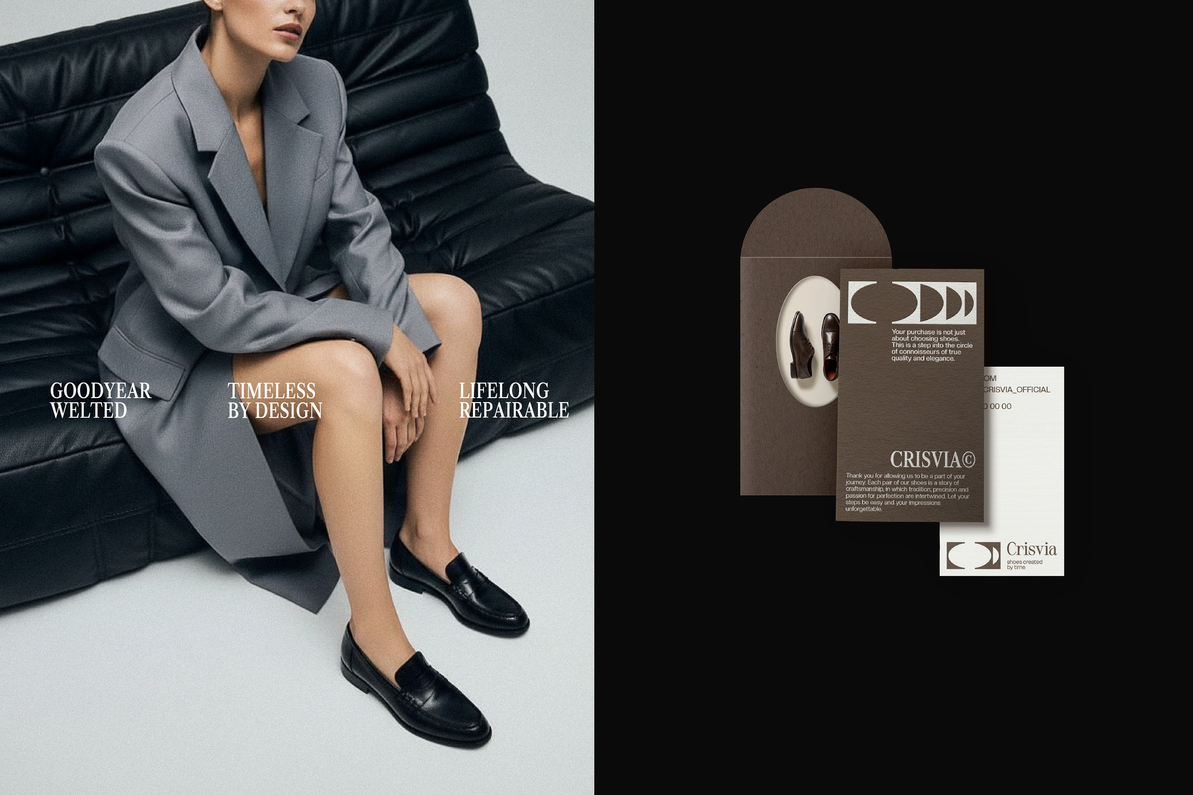 CRISVIA | Айдентика для бренда классической обуви — Изображение №4 — Брендинг на Dprofile