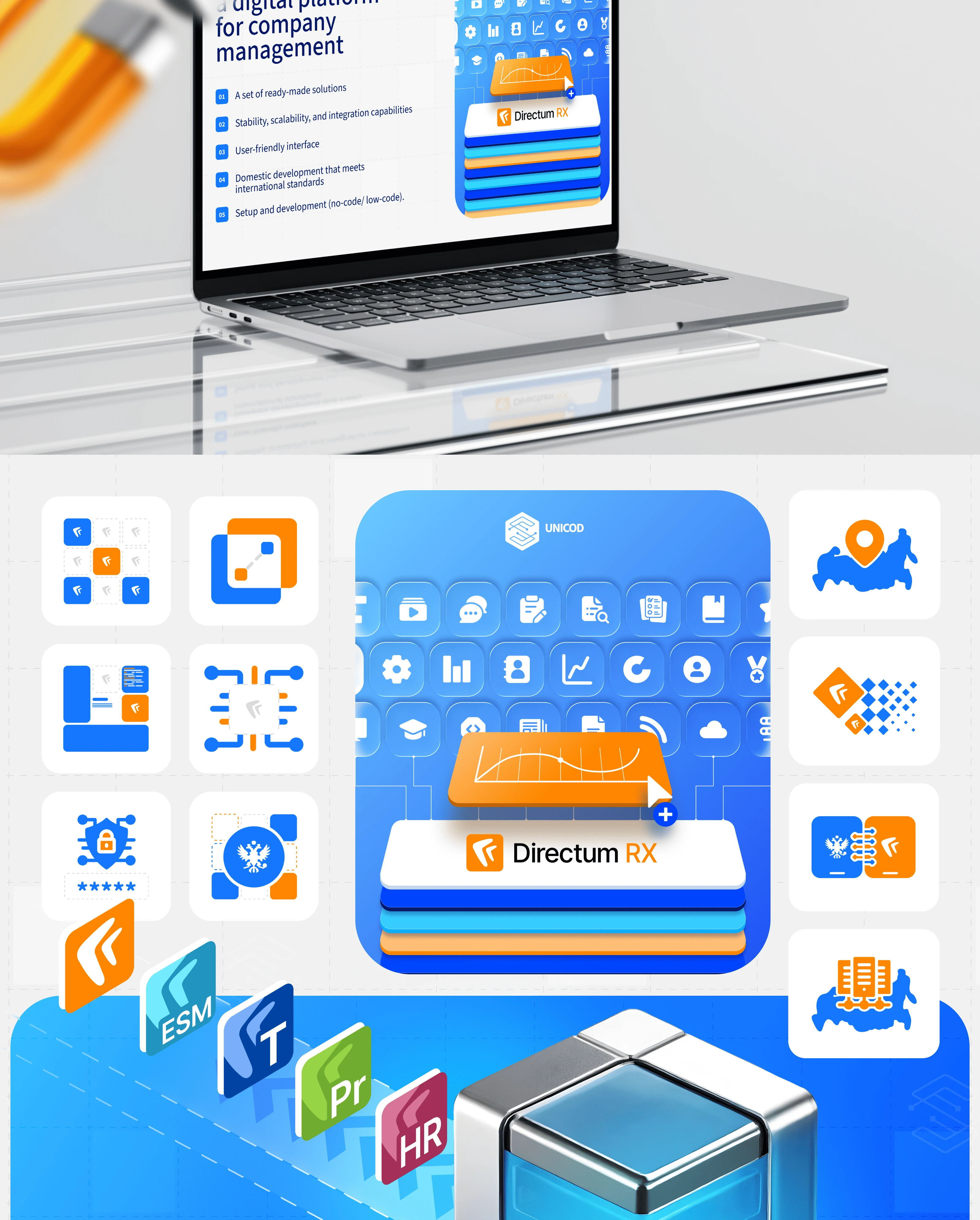 Pitch deck presentation tech company | IT презентация — Изображение №4 — Брендинг, Маркетинг на Dprofile